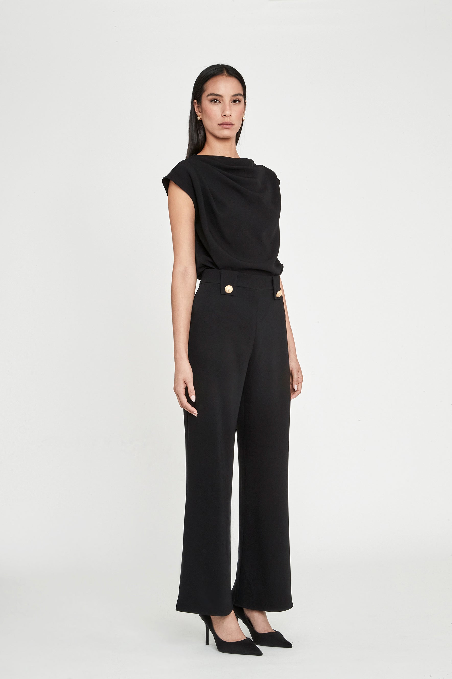 PANTALON FLUIDO AZABACHE THIMOTHEA