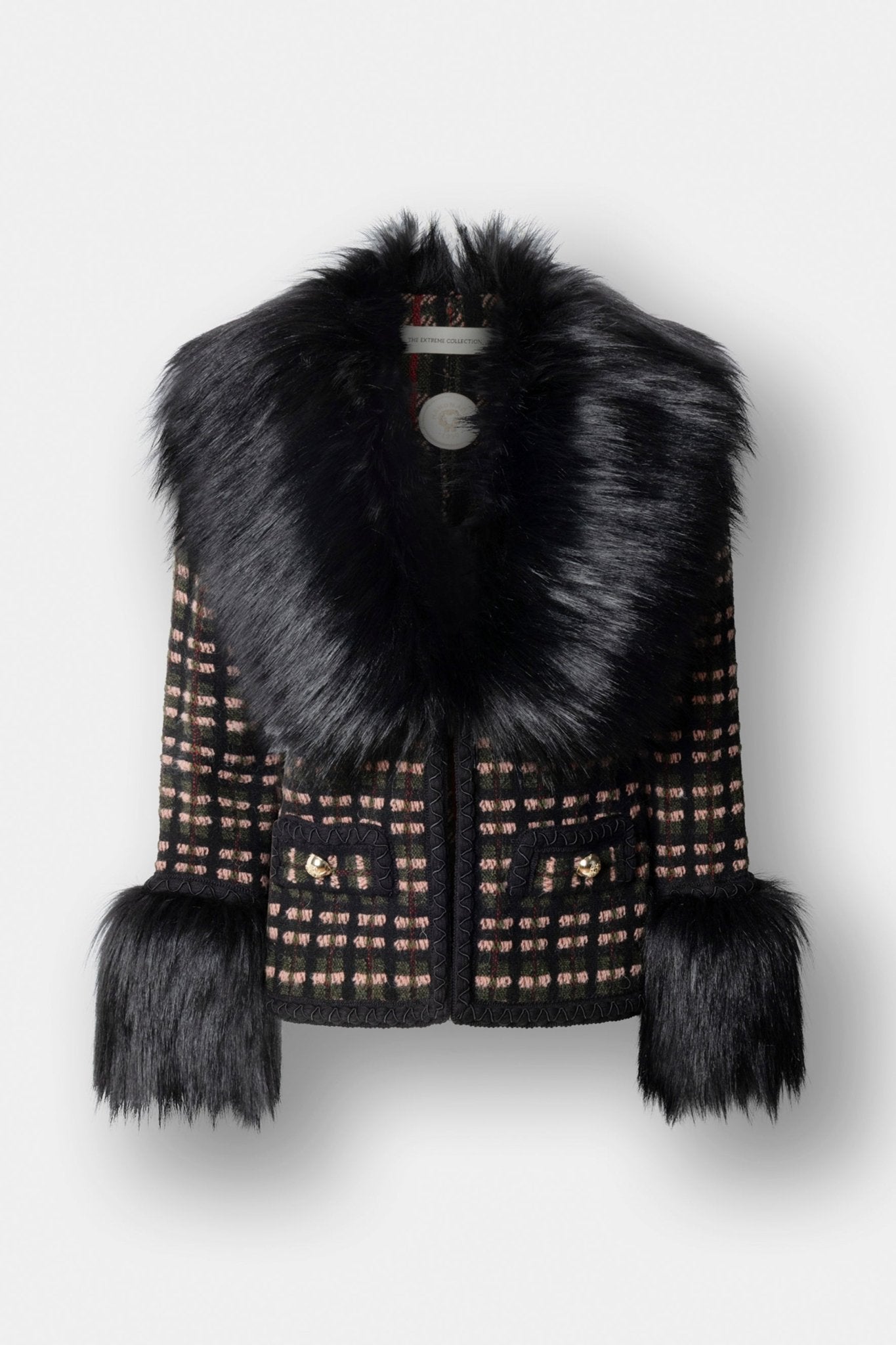 Angele Short Faux Fur Jacket - Limited Edition - THE EXTREME COLLECTION
