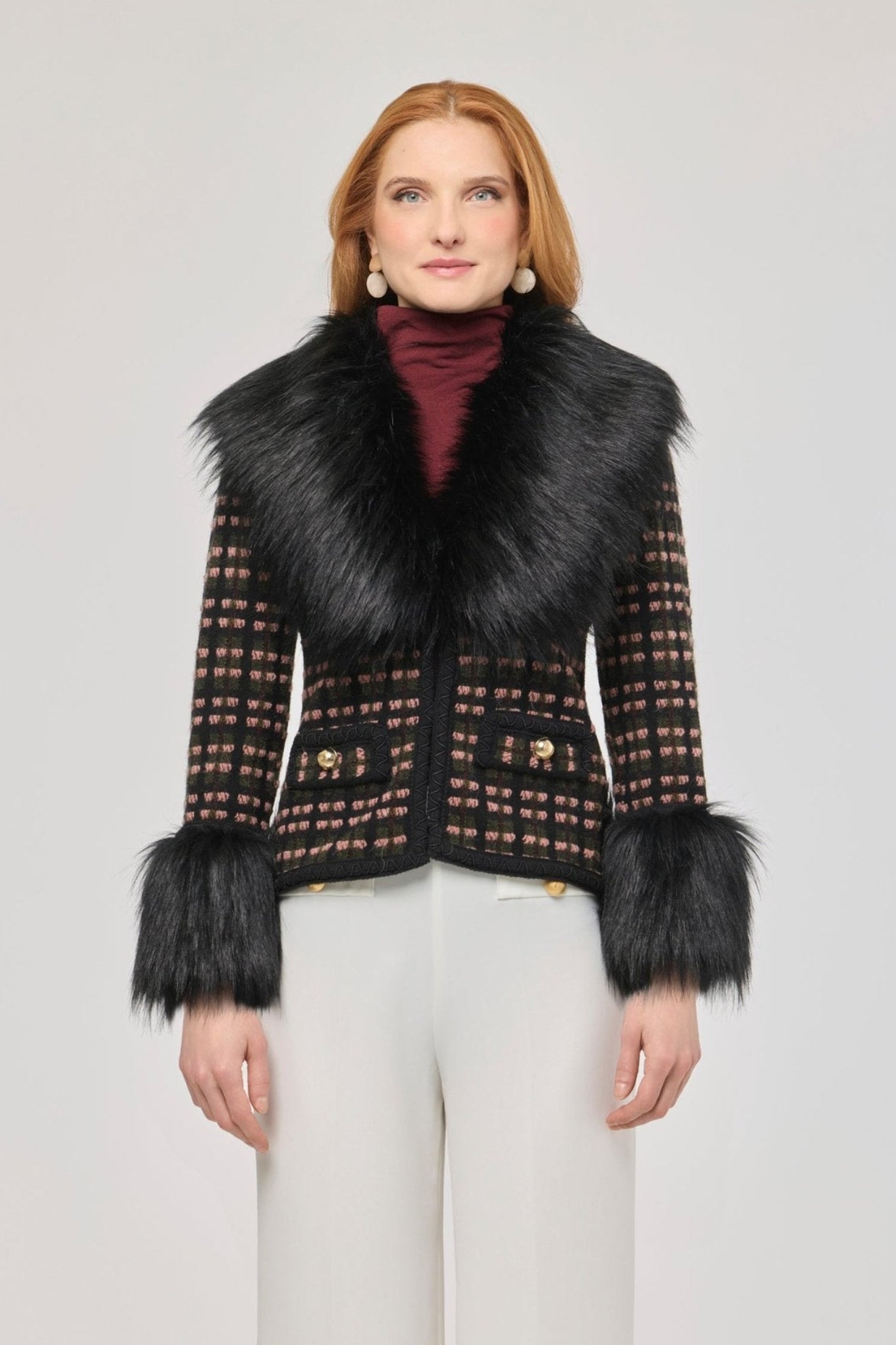 Angele Short Faux Fur Jacket - Limited Edition - THE EXTREME COLLECTION