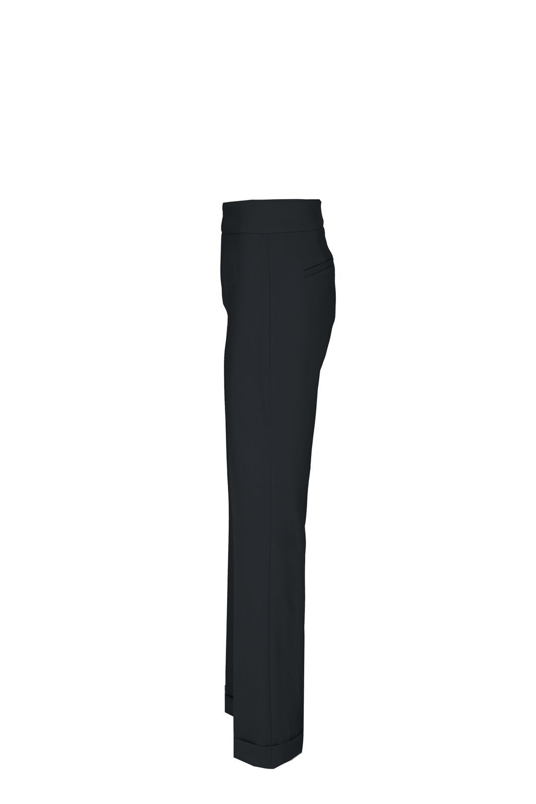 ATELIER 02 BLACK BUCKLE TROUSERS - THE EXTREME COLLECTION