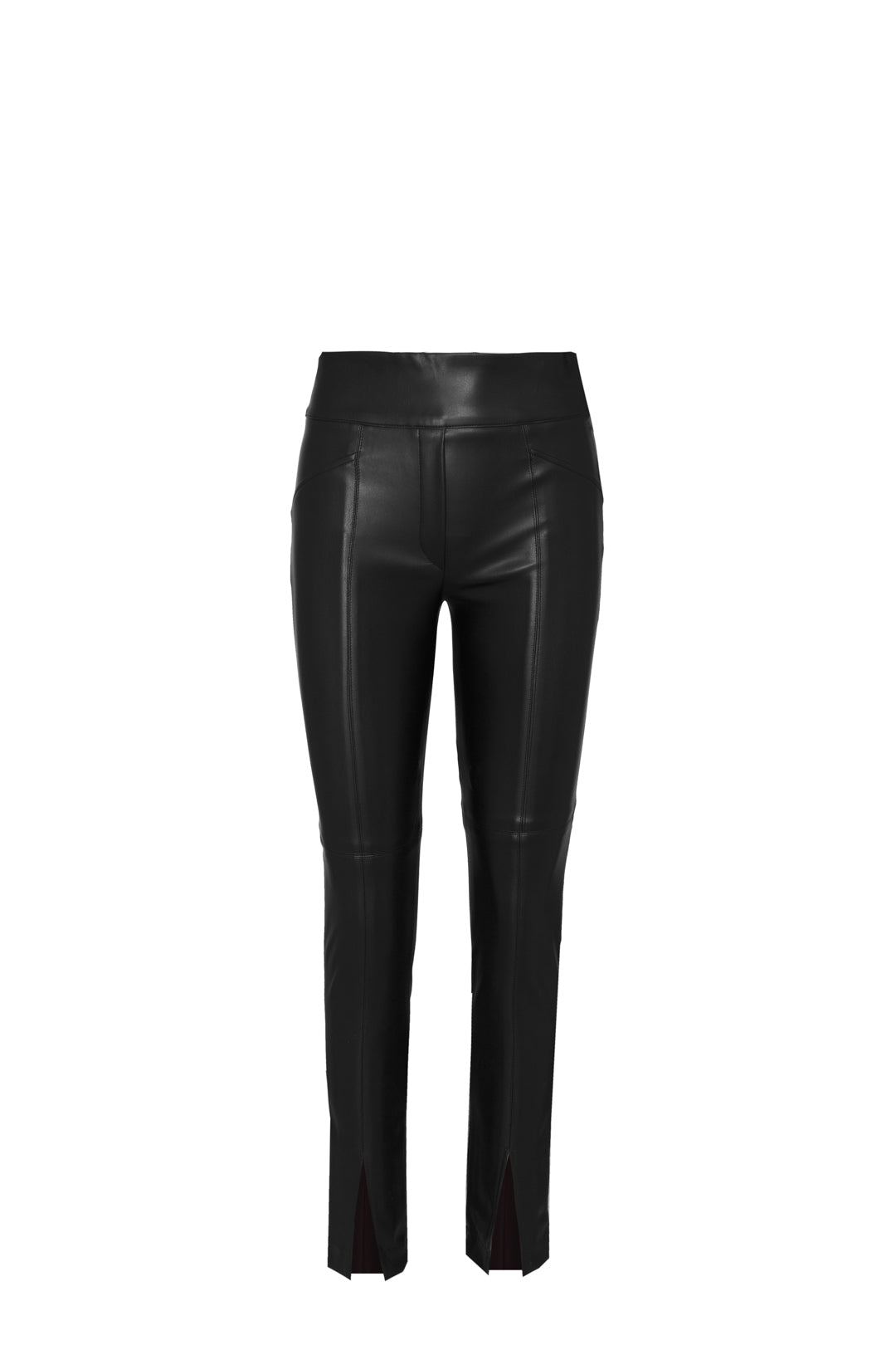 BERENICE BLACK FAUX LEATHER TROUSERS - THE EXTREME COLLECTION