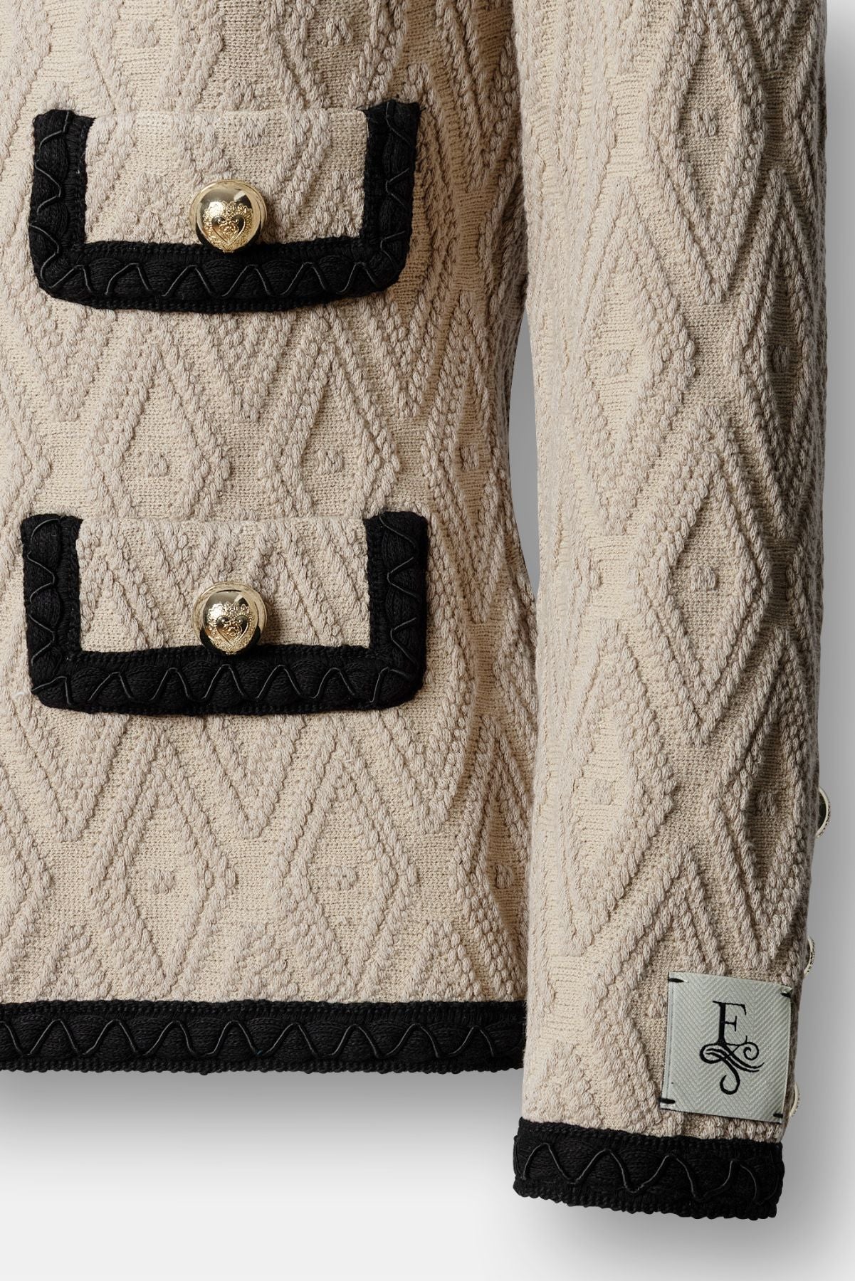 Bianca Two - Tone Hazelnut Jacket - Limited Edition - THE EXTREME COLLECTION