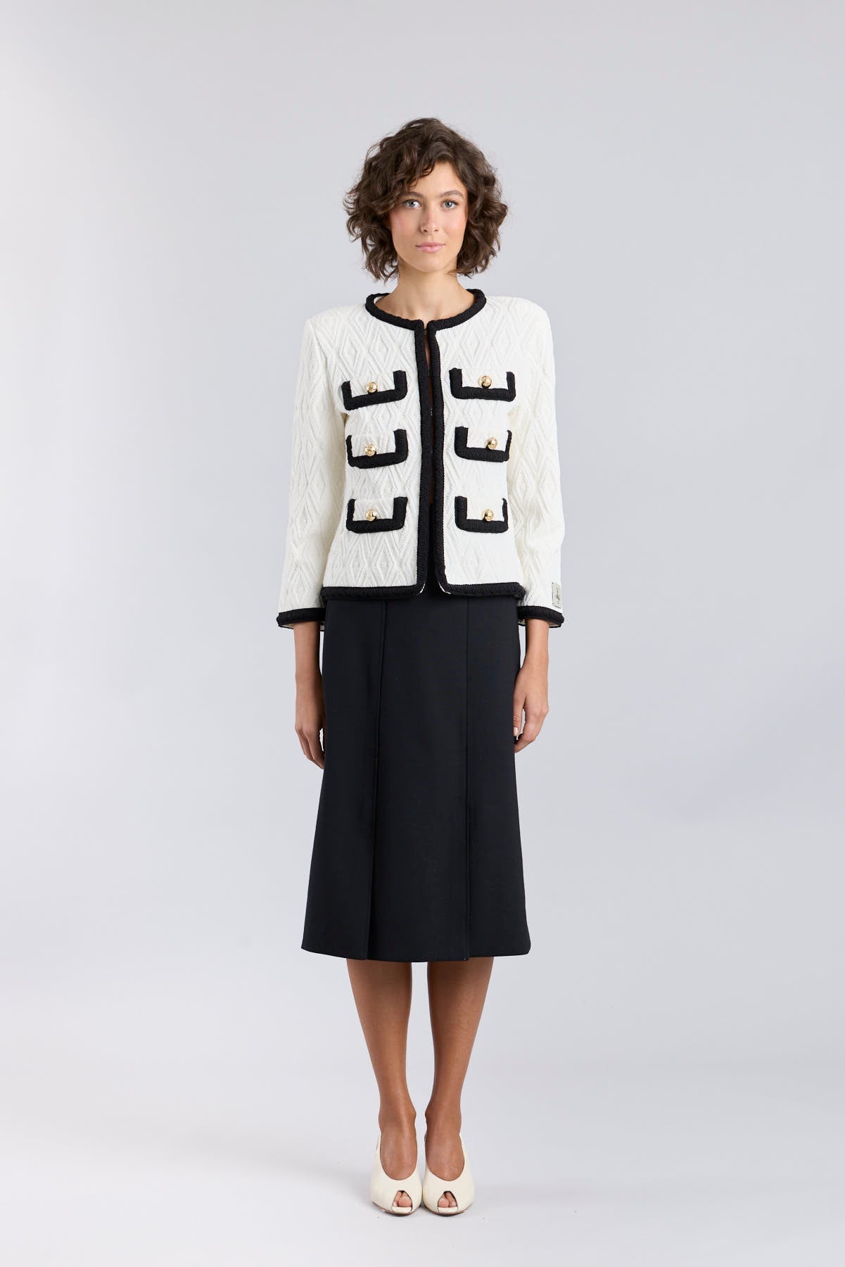 Bianca Two - Tone Structured Jacket - Limited Edition - THE EXTREME COLLECTION