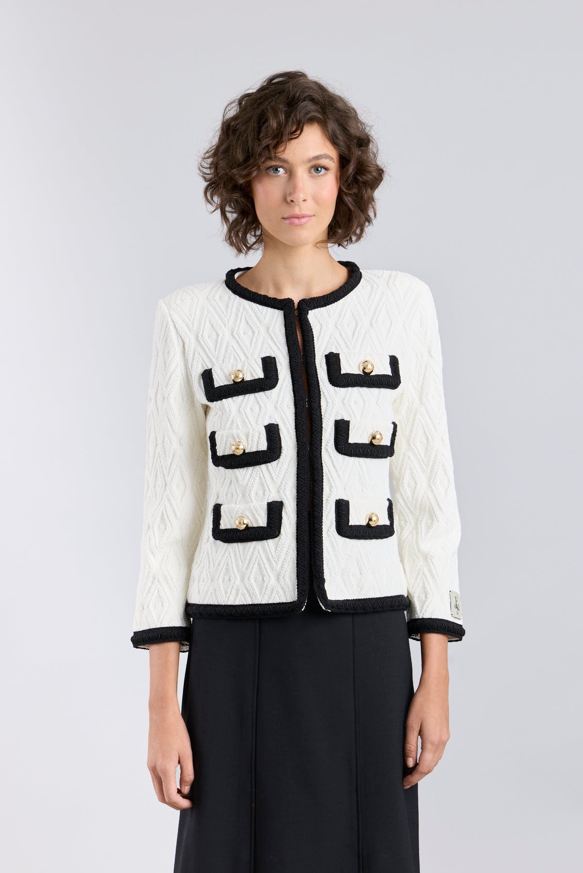 Bianca Two - Tone Structured Jacket - Limited Edition - THE EXTREME COLLECTION