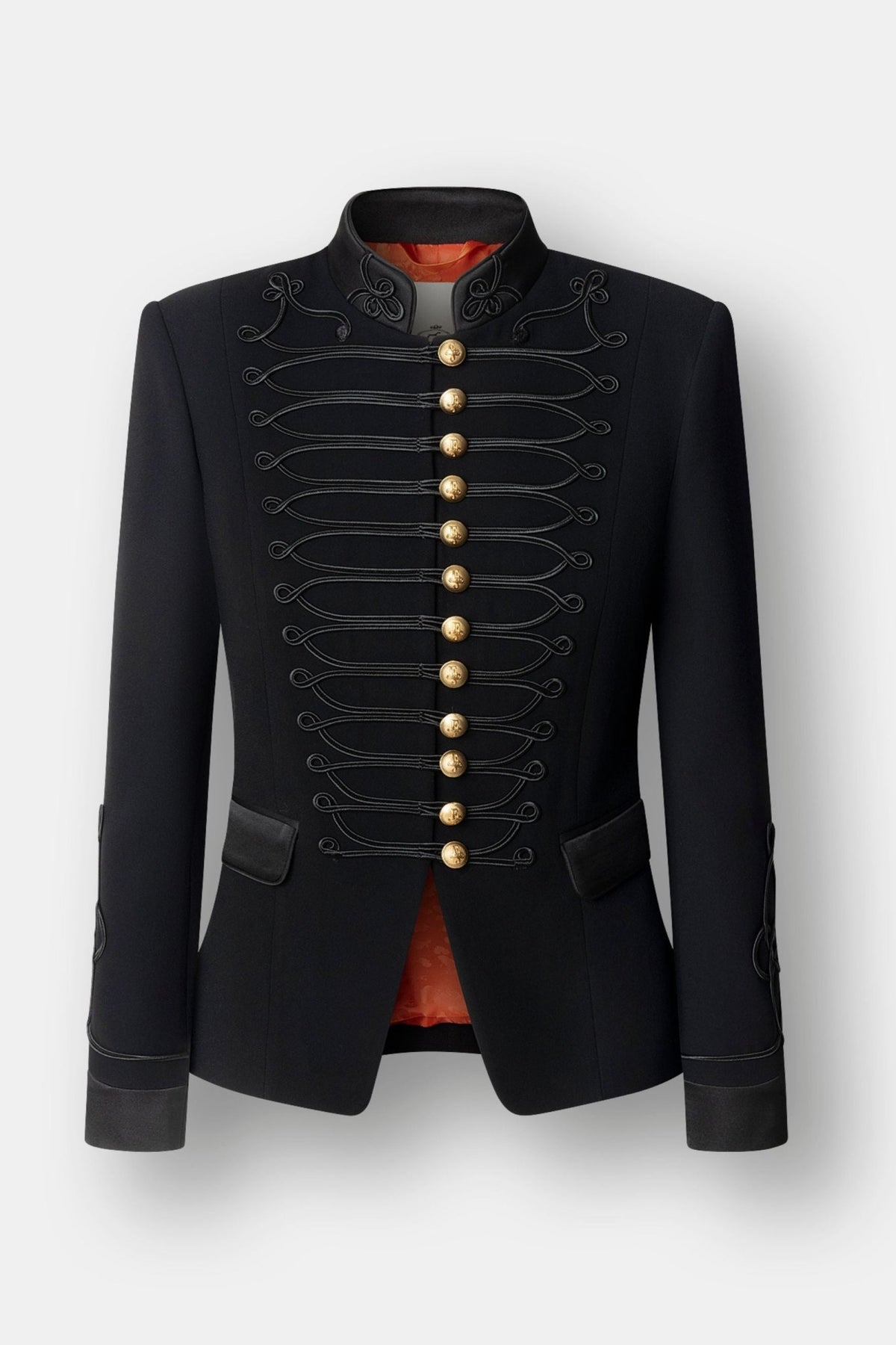 Black Military Blazer Isaura Black 01 - Limited Edition - THE EXTREME COLLECTION