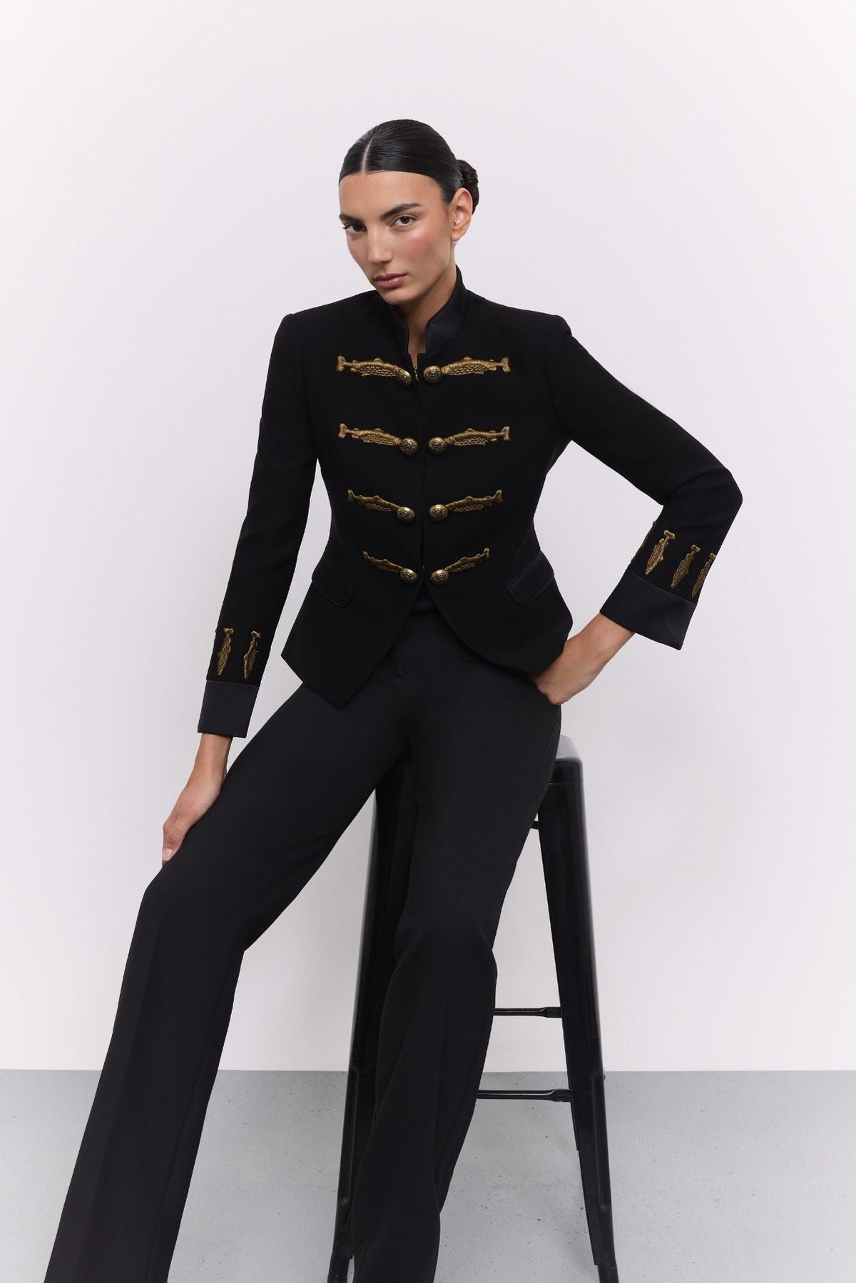 Black Military Blazer Nuvola - Limited Edition - THE EXTREME COLLECTION