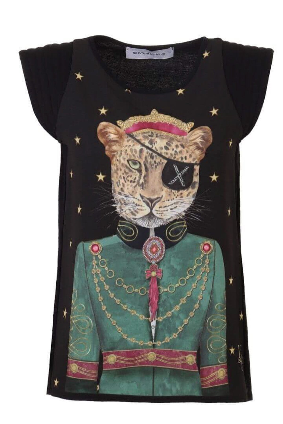 Black Printed T-Shirt Anne Bonny - Limited Edition - THE EXTREME COLLECTION