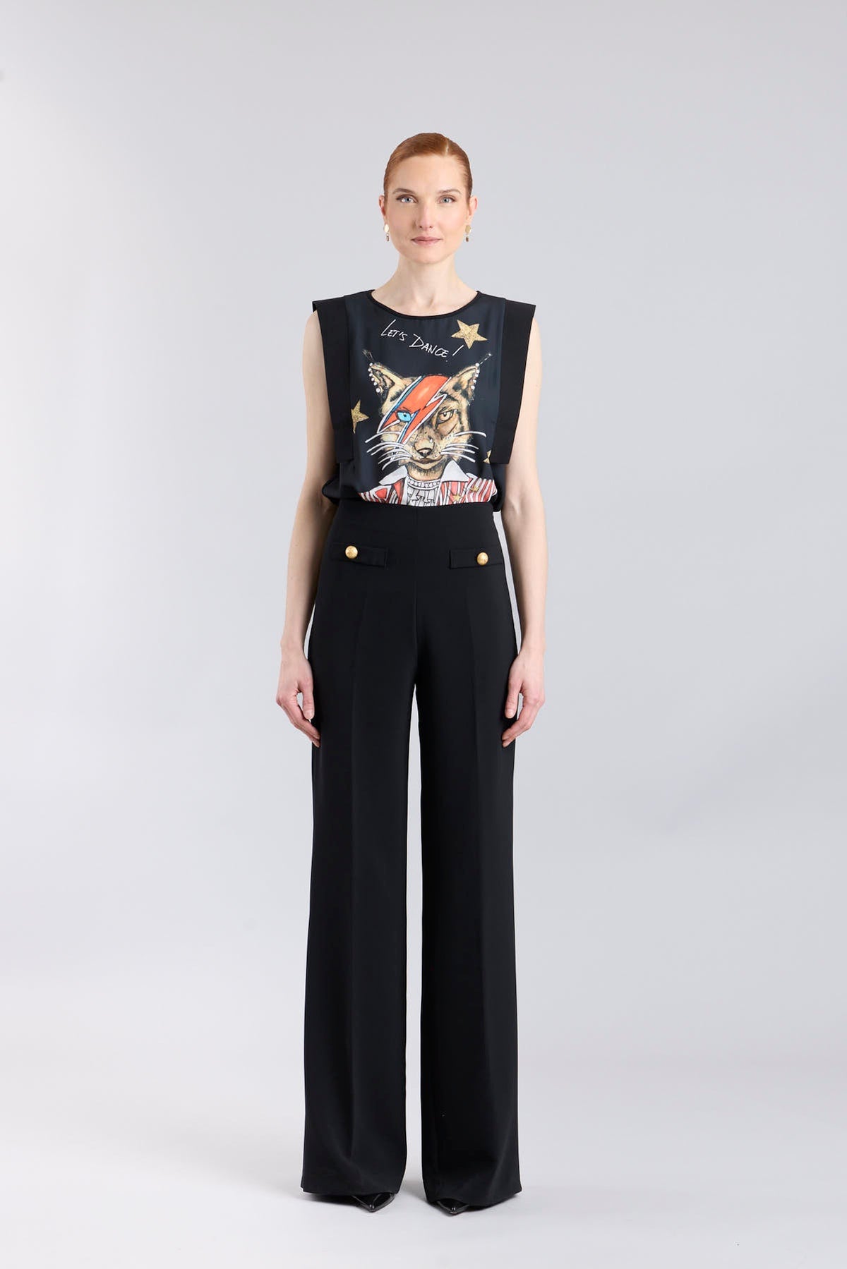 Black Printed T-Shirt Let's Dance - Limited Edition - THE EXTREME COLLECTION