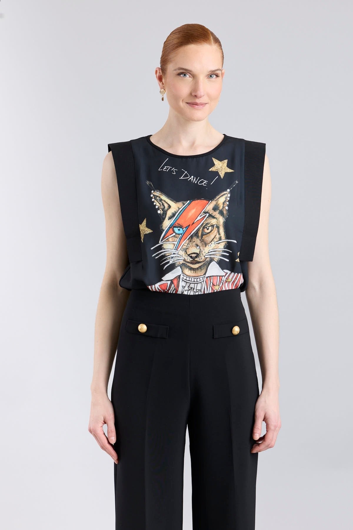 Black Printed T-Shirt Let's Dance - Limited Edition - THE EXTREME COLLECTION