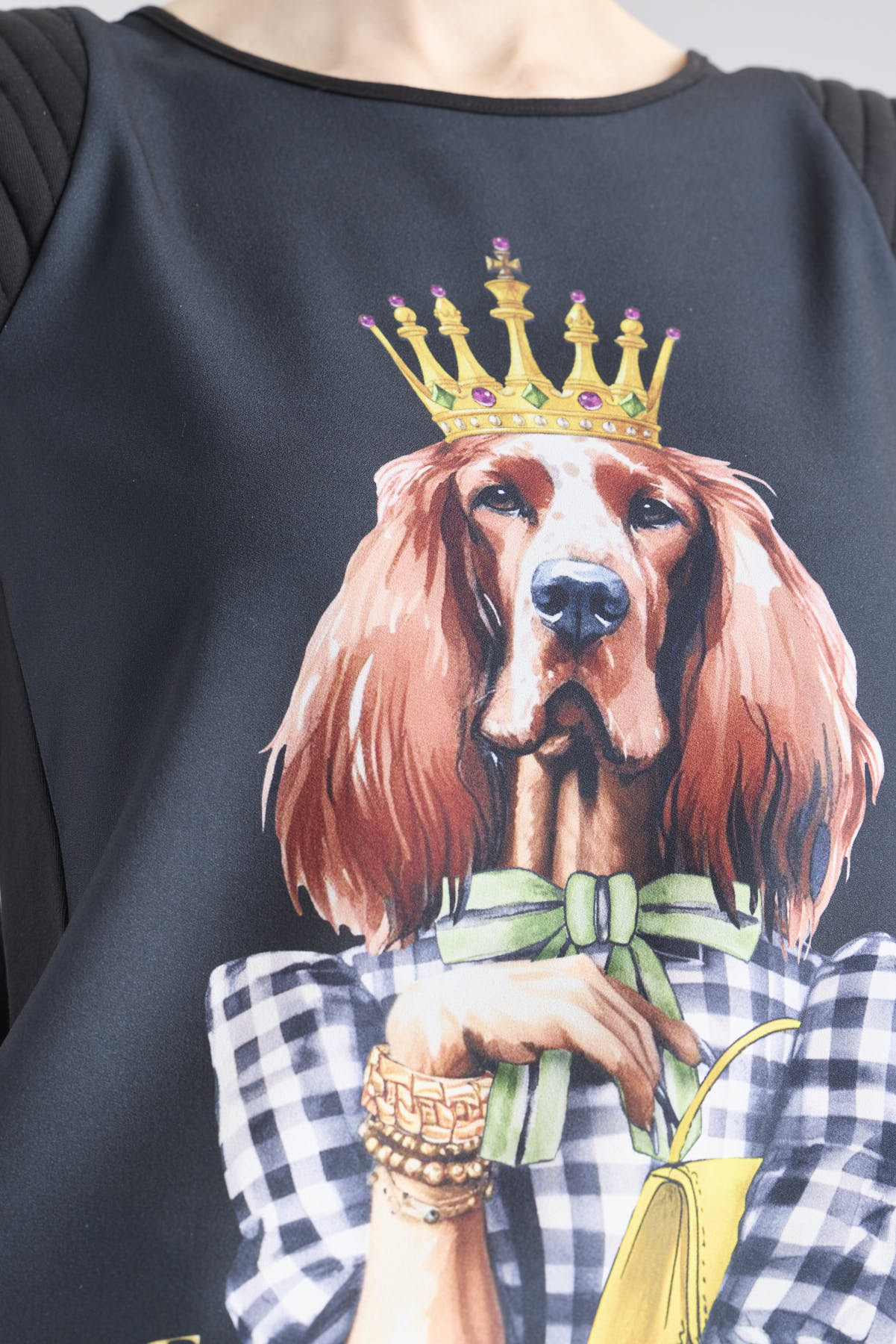 Black Setter Crown Print T-Shirt - Limited Edition - THE EXTREME COLLECTION