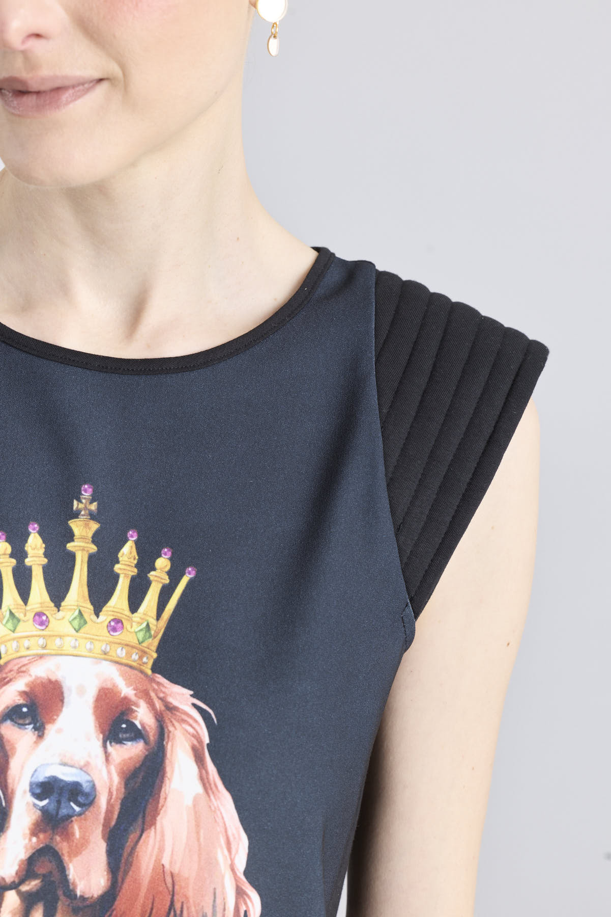 Black Setter Crown Print T-Shirt - Limited Edition - THE EXTREME COLLECTION