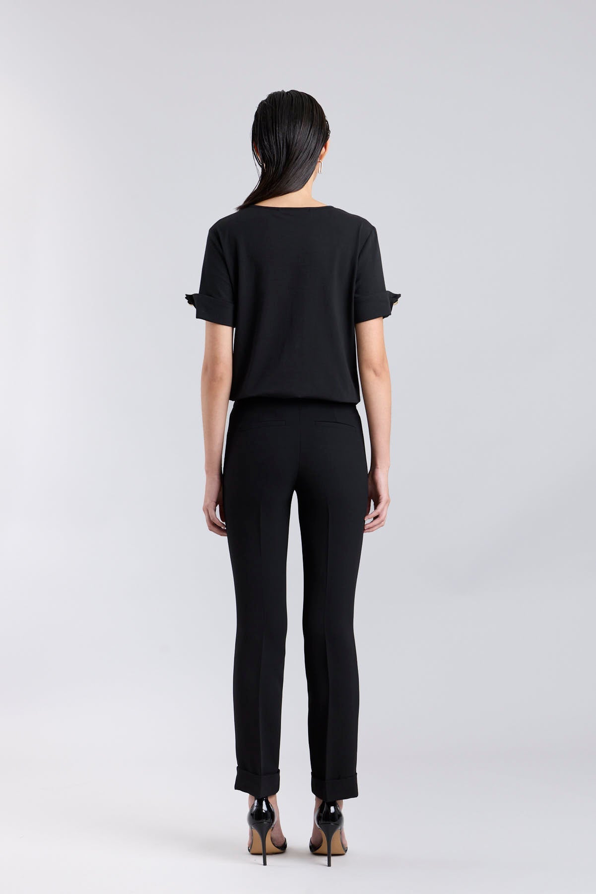 Black T-Shirt with Gold Buttons - Limited Edition - THE EXTREME COLLECTION