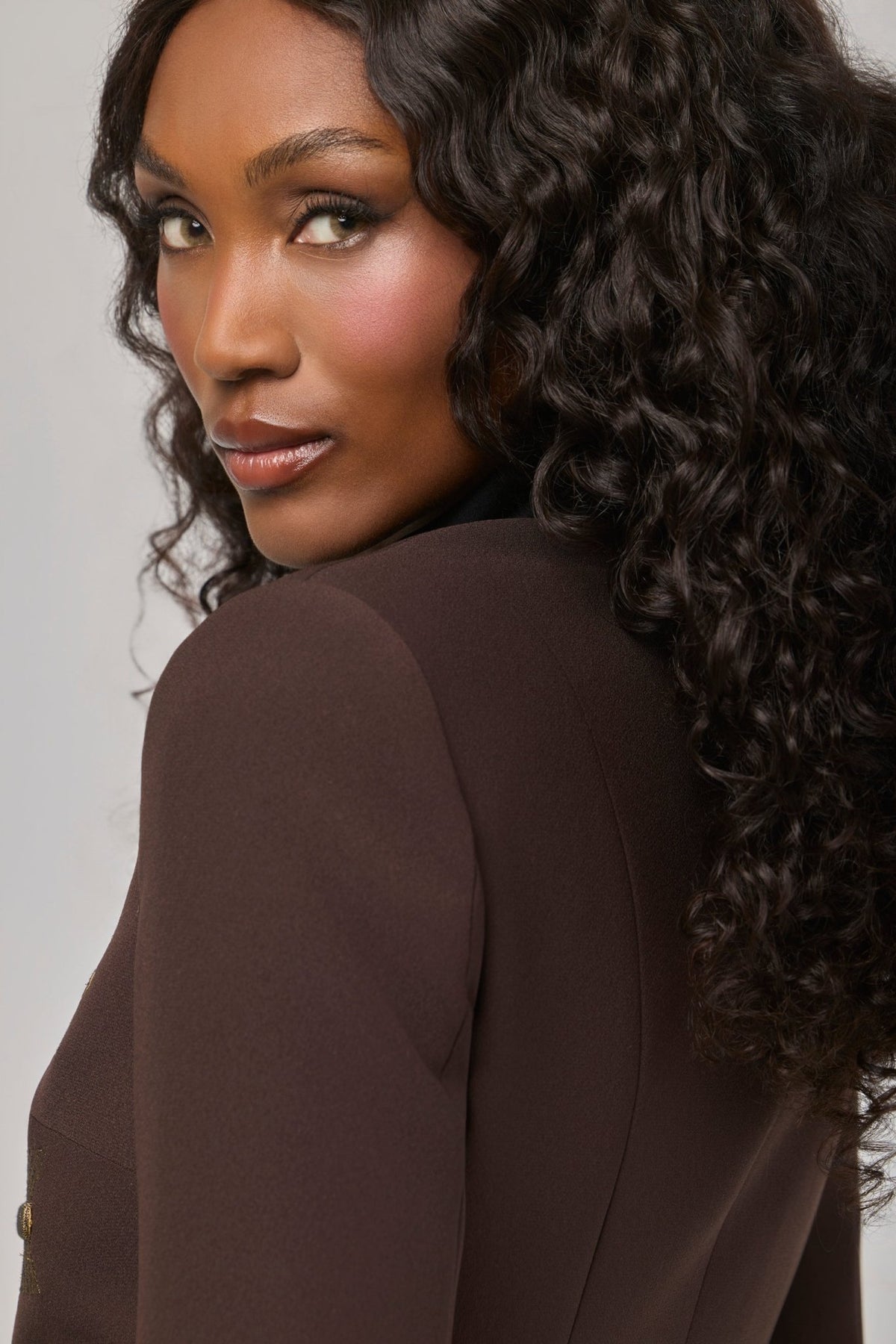 Brown Gold-Embroidered Blazer James Jacket - Limited Edition - THE EXTREME COLLECTION