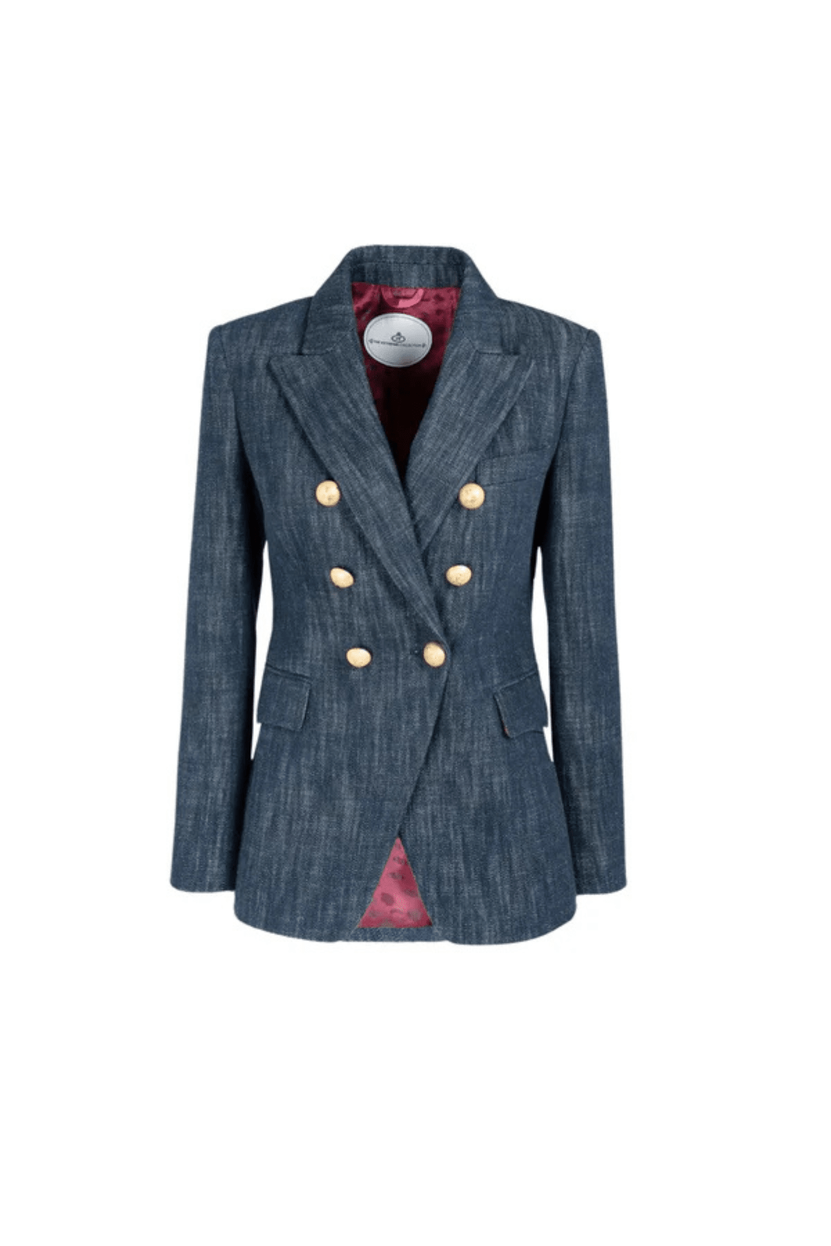 BYRON DENIM DOUBLE - BREASTED BLAZER - THE EXTREME COLLECTION
