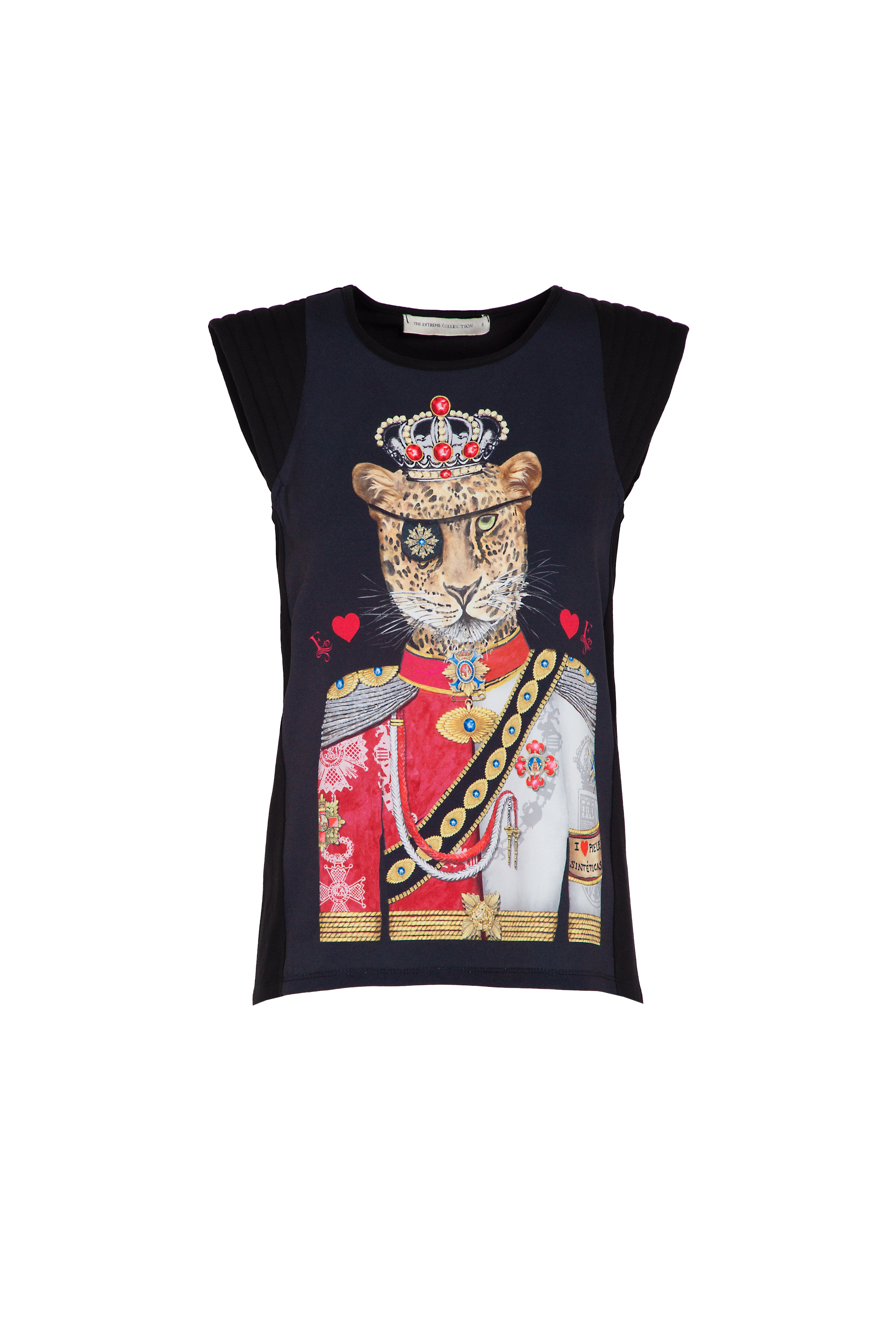 BLACK MARSHAL LEOPARD T-SHIRT