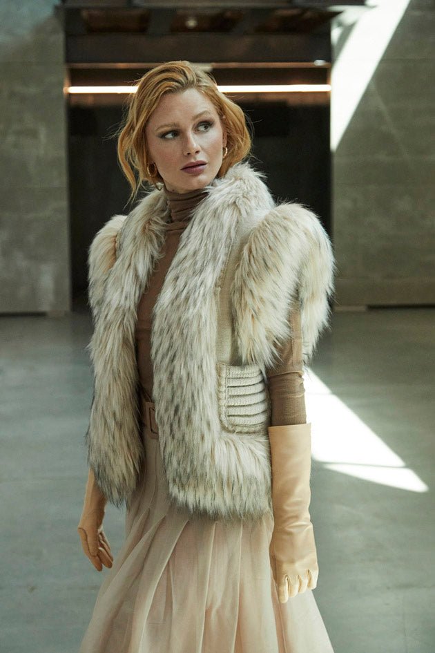 CHALECO CORTO ALPACA Y MERINA CHARLOTTE - THE EXTREME COLLECTION
