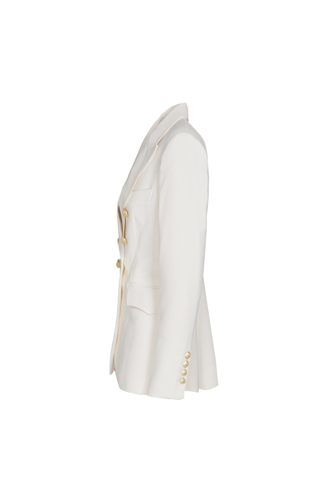 CHLOE OFF - WHITE DOUBLE - BREASTED BLAZER - THE EXTREME COLLECTION