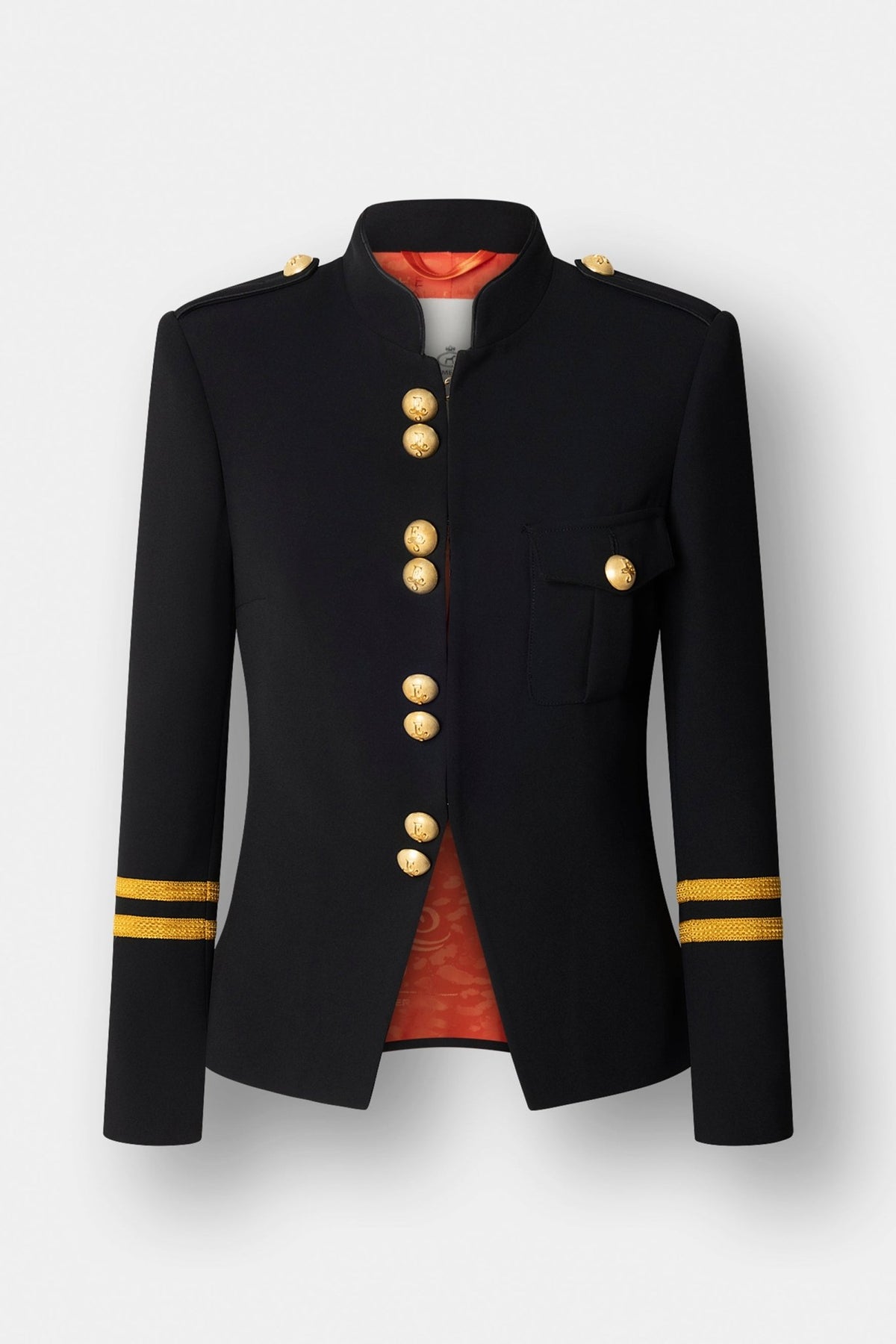 Claudia London Black Blazer with Gold Braid - Limited Edition - THE EXTREME COLLECTION