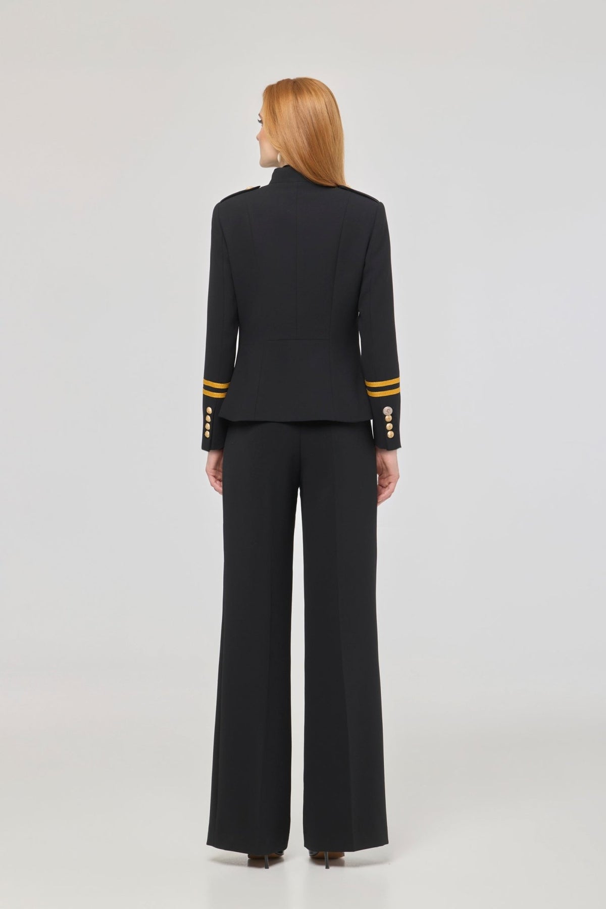 Claudia London Black Blazer with Gold Braid - Limited Edition - THE EXTREME COLLECTION