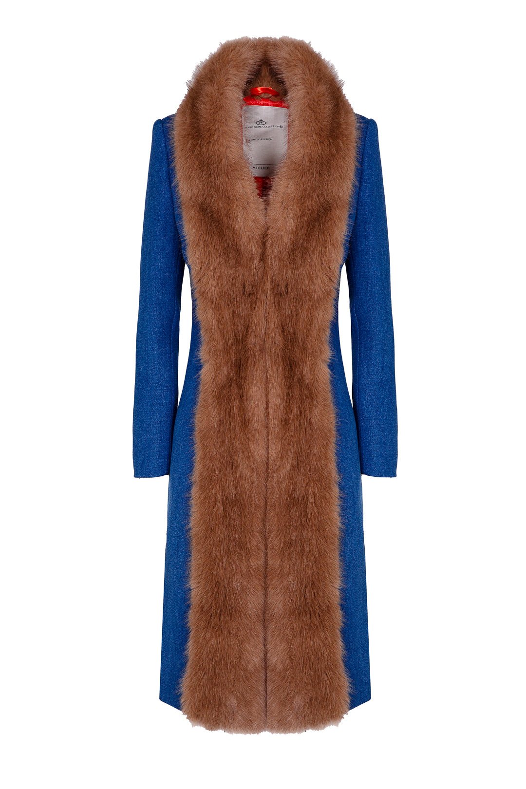 COSETTE LONG SAPPHIRE COAT - THE EXTREME COLLECTION