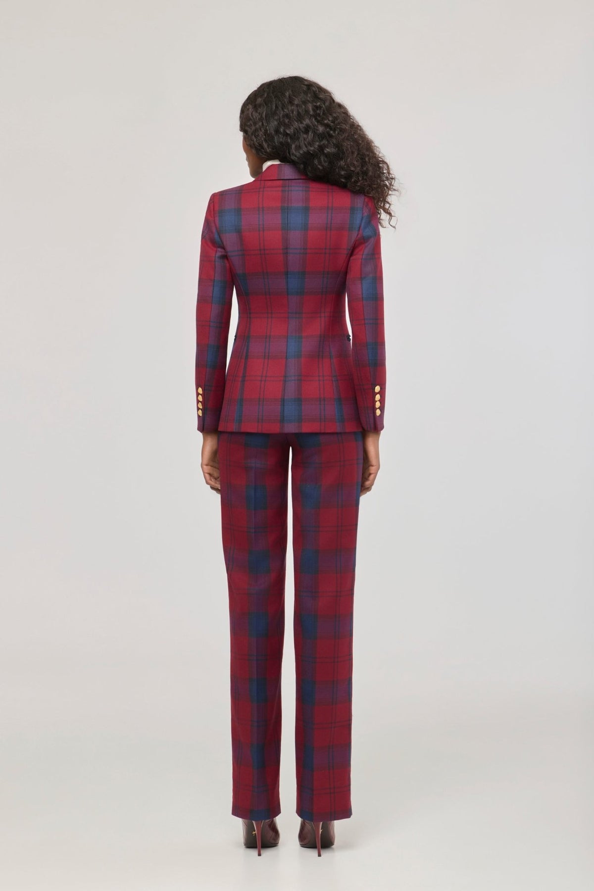 Douglas Checked Blazer with Velvet Lapel - Limited Edition - THE EXTREME COLLECTION