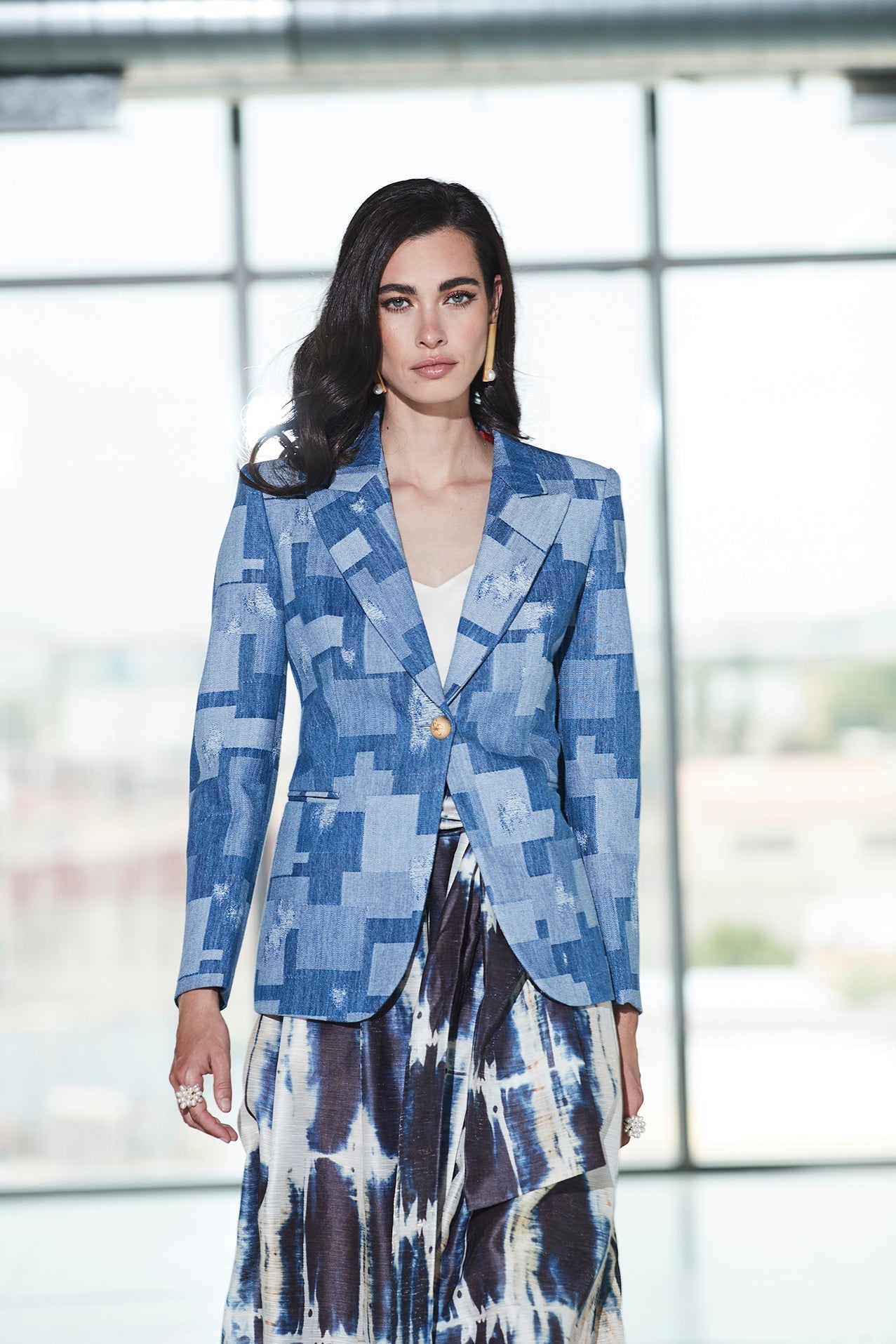 DUKE - 05 DENIM PATCHWORK BLAZER - THE EXTREME COLLECTION