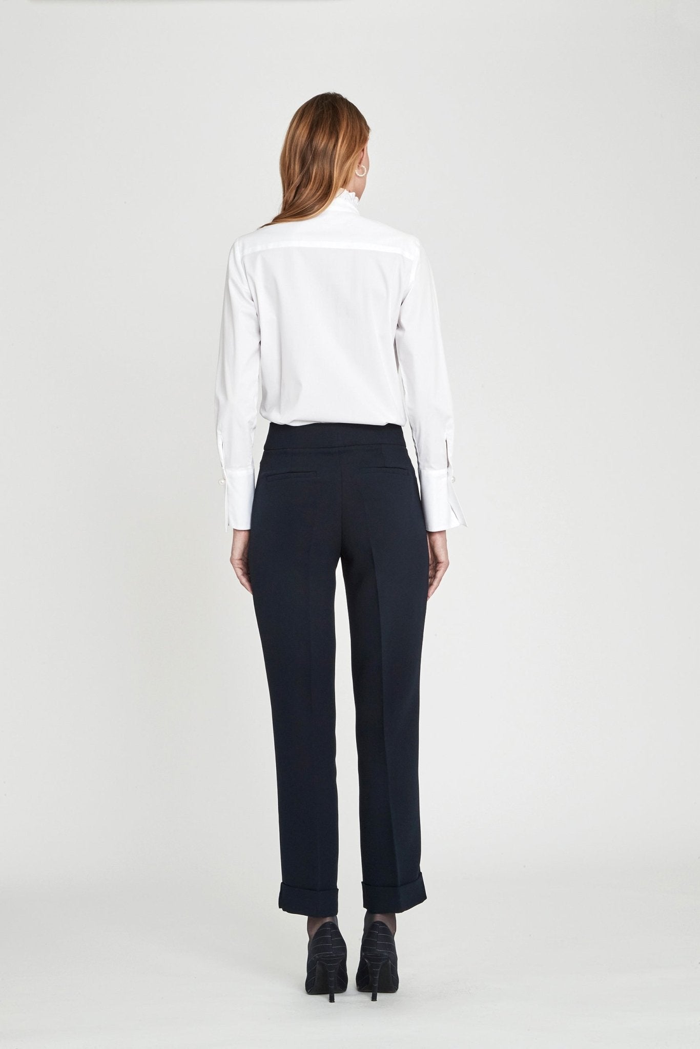 Duncan White Pintuck Shirt - THE EXTREME COLLECTION