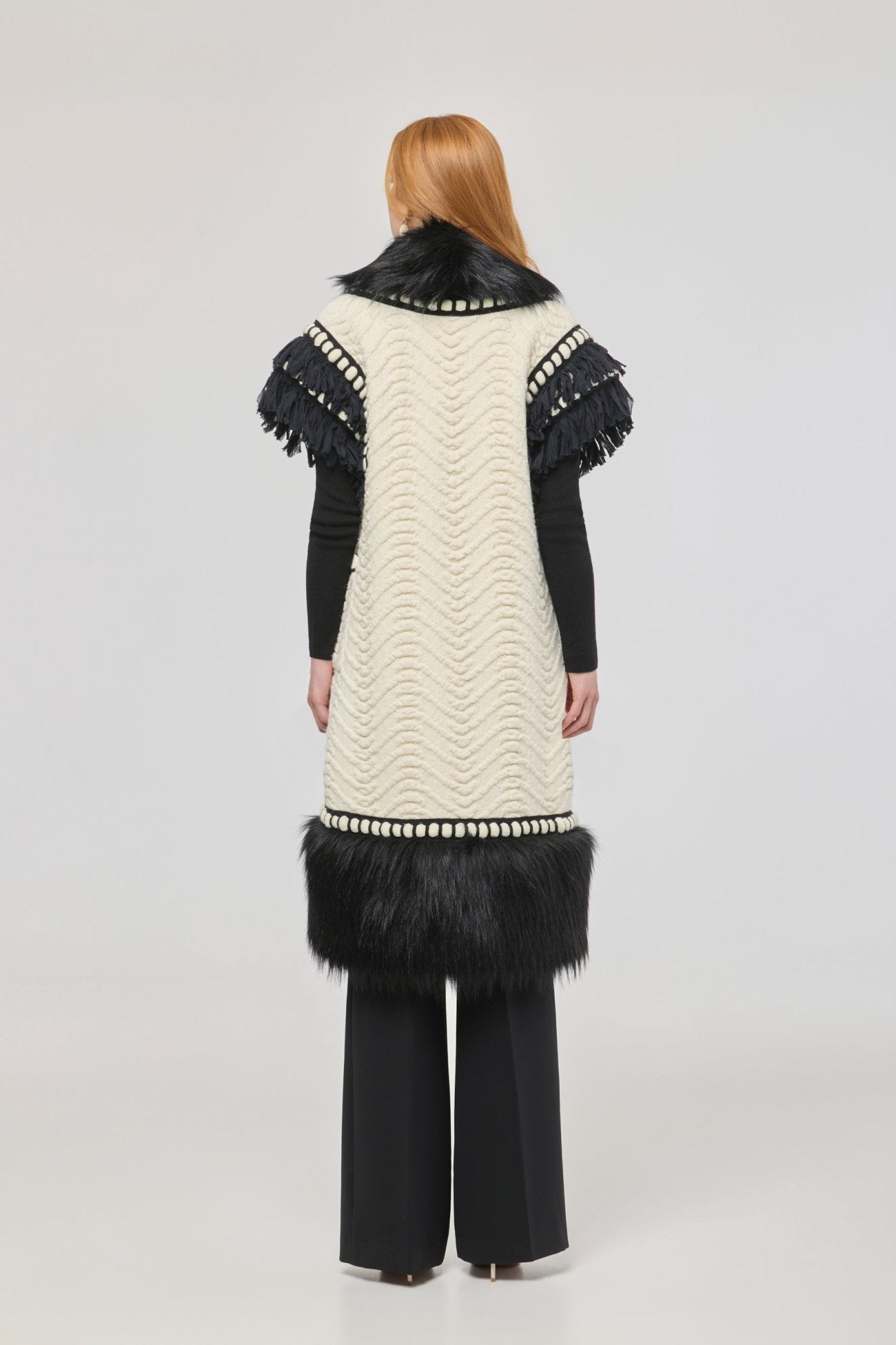 Edward Long Faux Fur Vest - Limited Edition - THE EXTREME COLLECTION