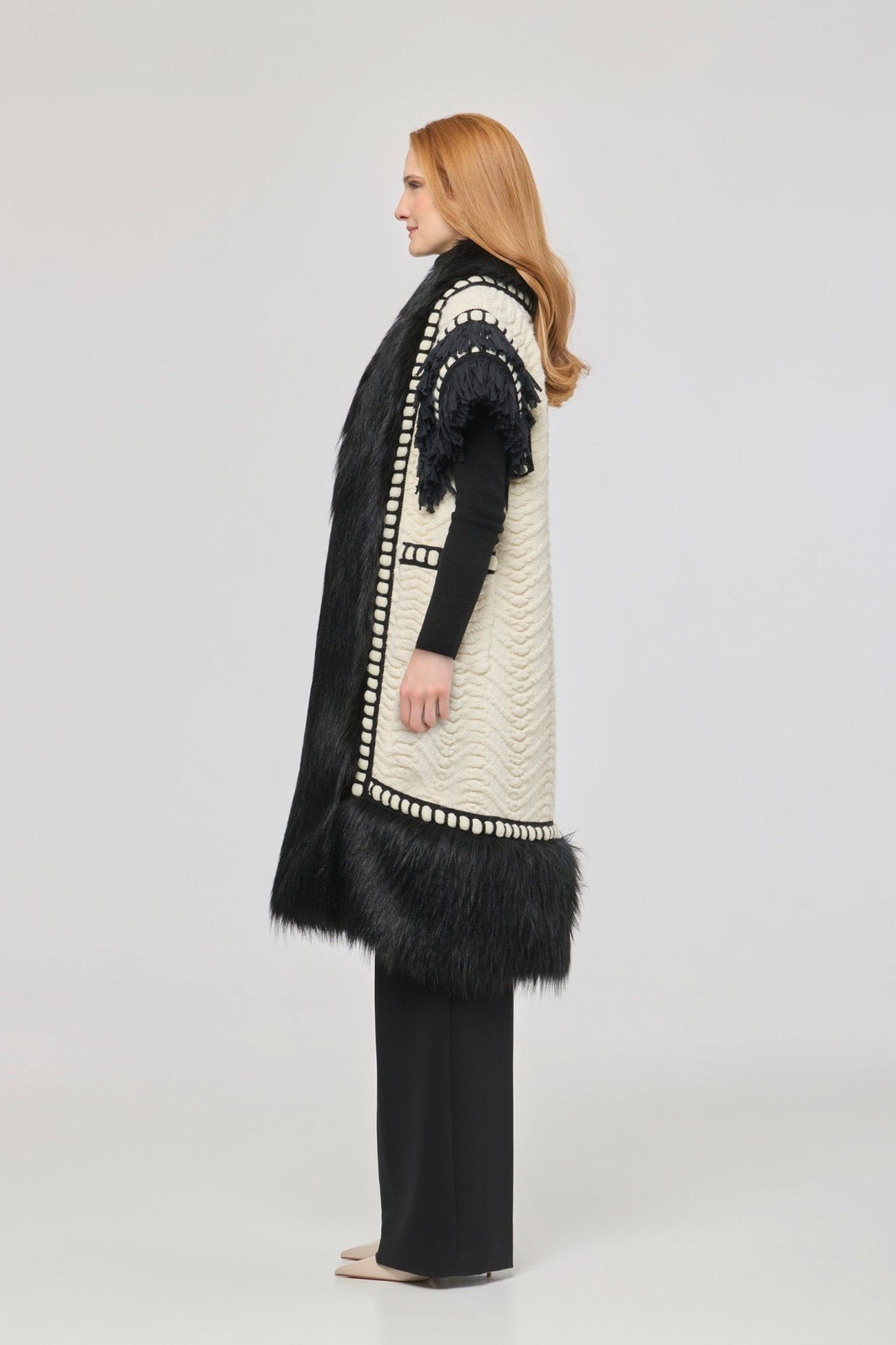 Edward Long Faux Fur Vest - Limited Edition - THE EXTREME COLLECTION