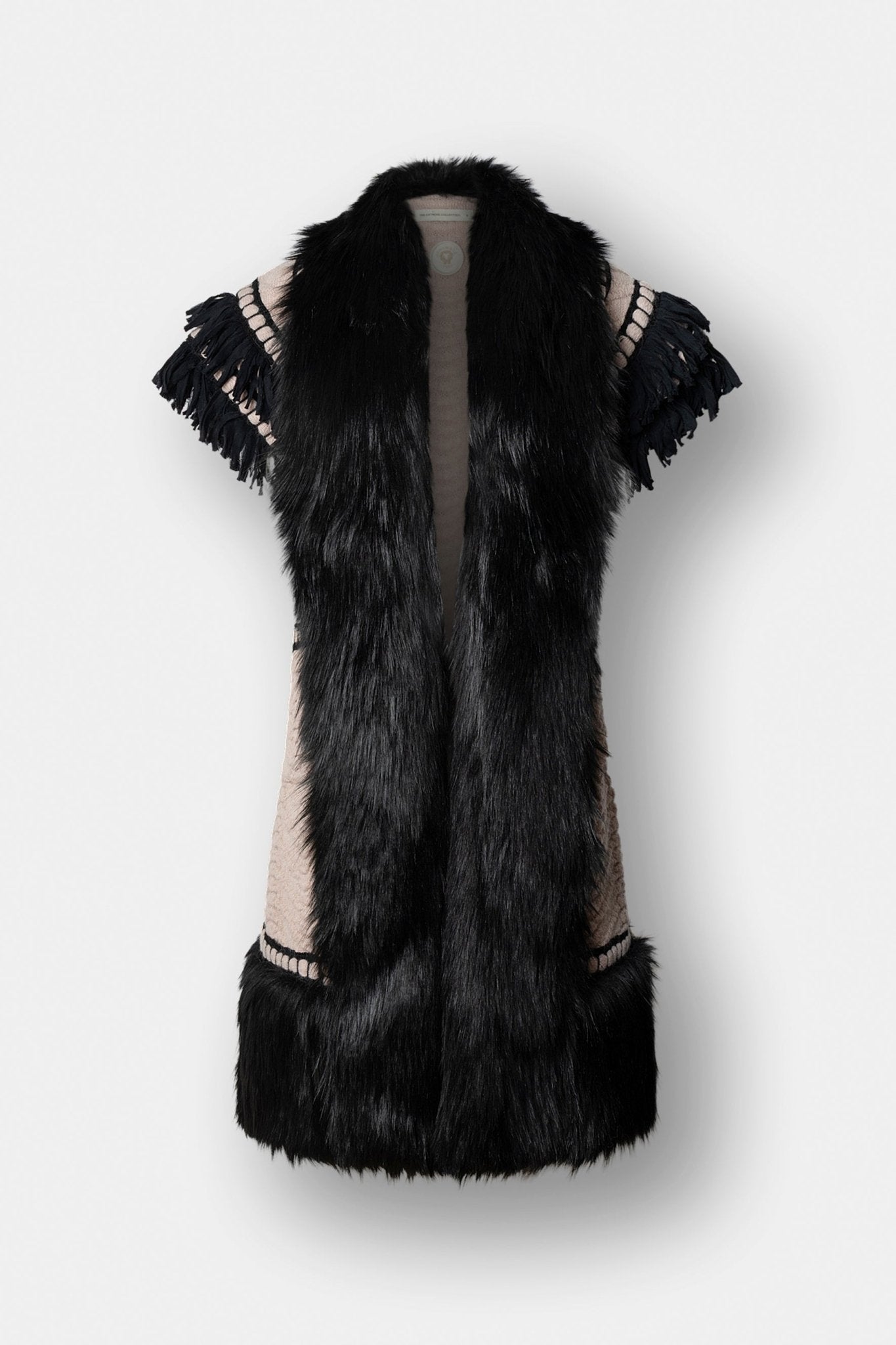 Edward Long Pink Faux Fur Vest - Limited Edition - THE EXTREME COLLECTION