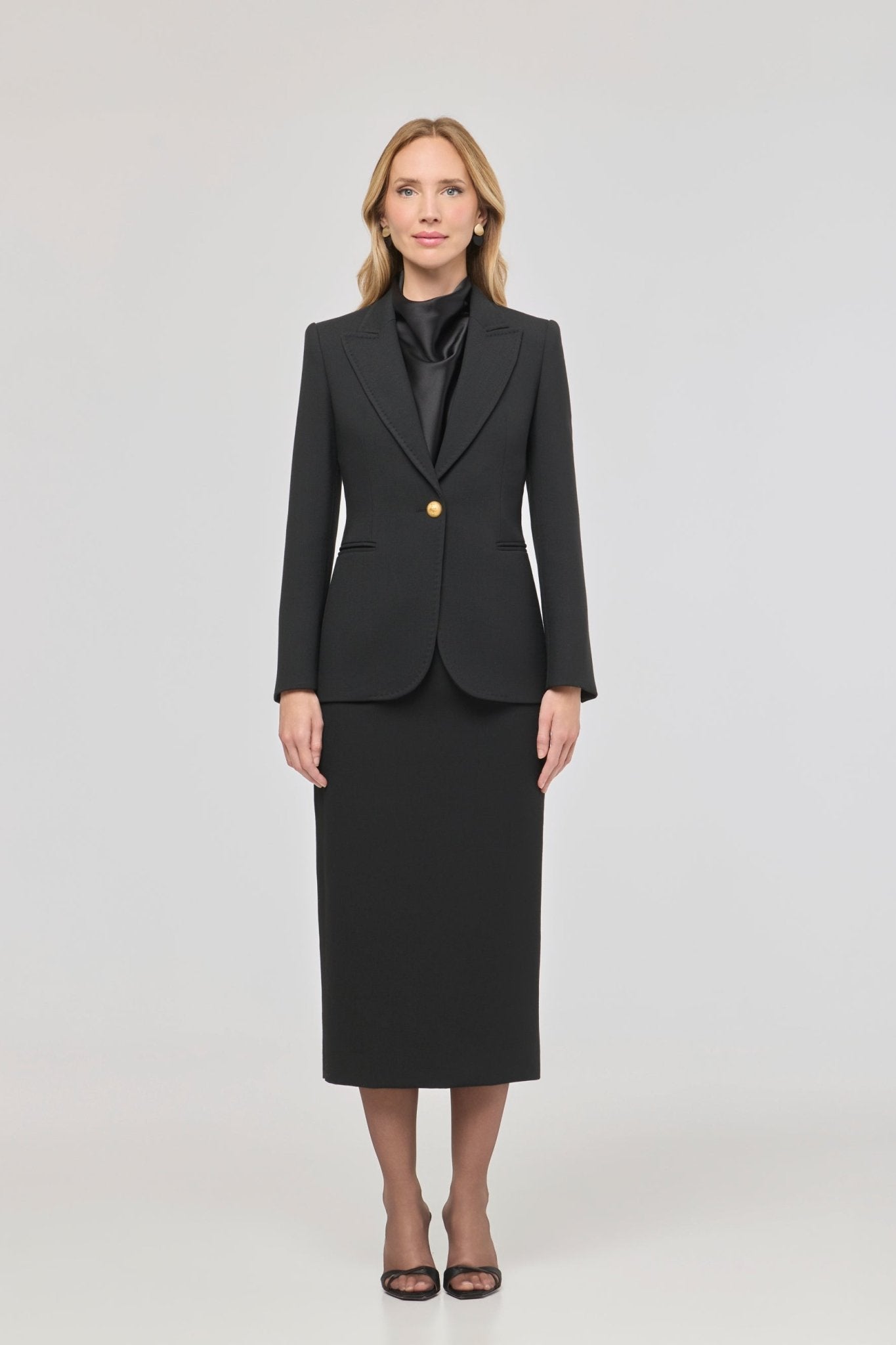 Garcia Vintage 01 Black Tailored Blazer - Limited Edition - THE EXTREME COLLECTION