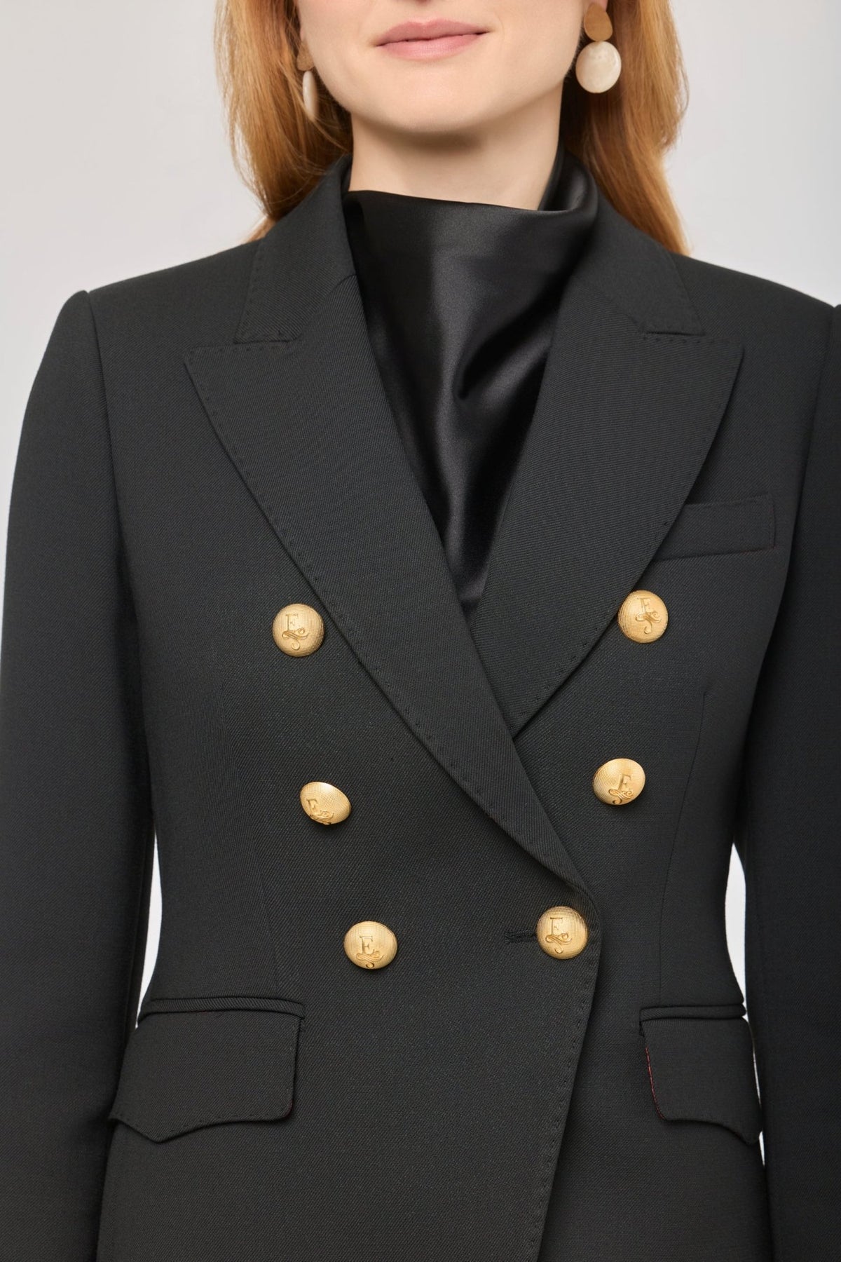 Garcia Vintage 02 Black Double-Breasted Blazer - Limited Edition - THE EXTREME COLLECTION