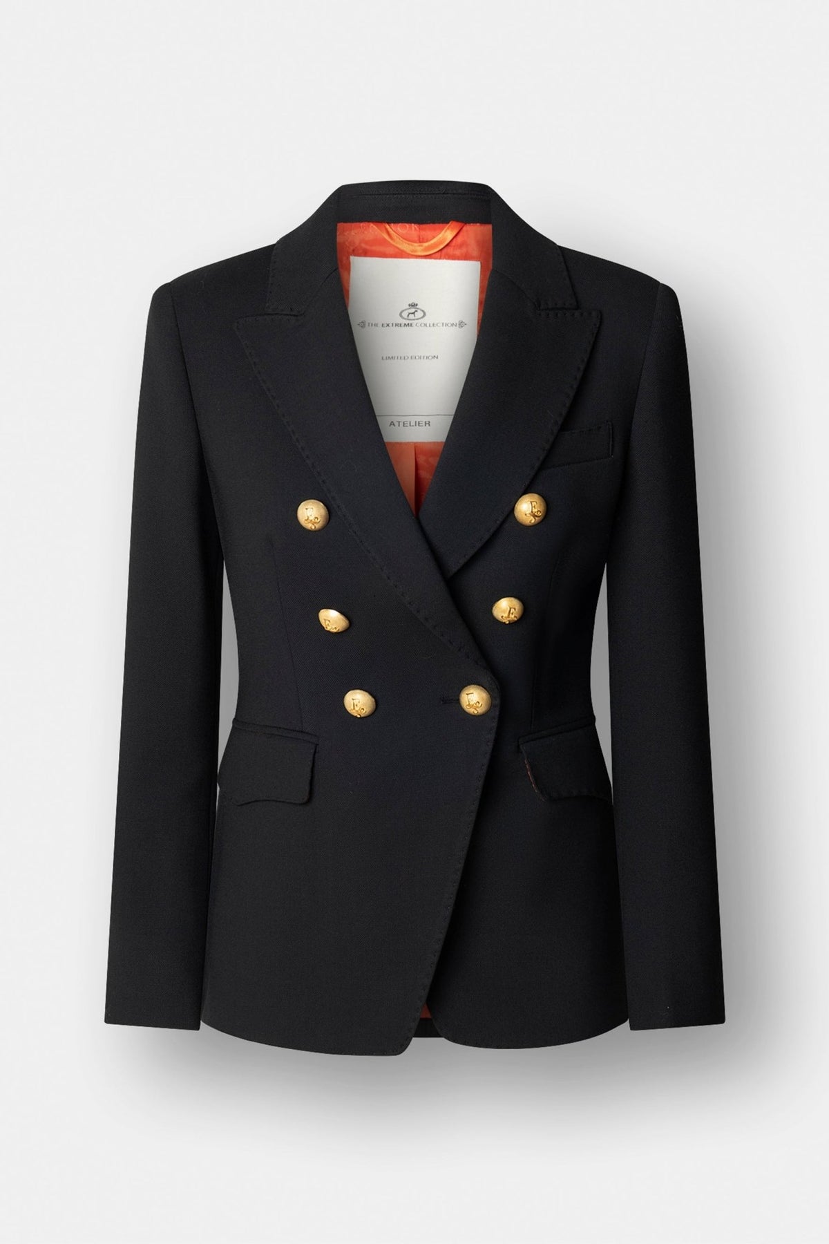 Garcia Vintage 02 Black Double-Breasted Blazer - Limited Edition - THE EXTREME COLLECTION