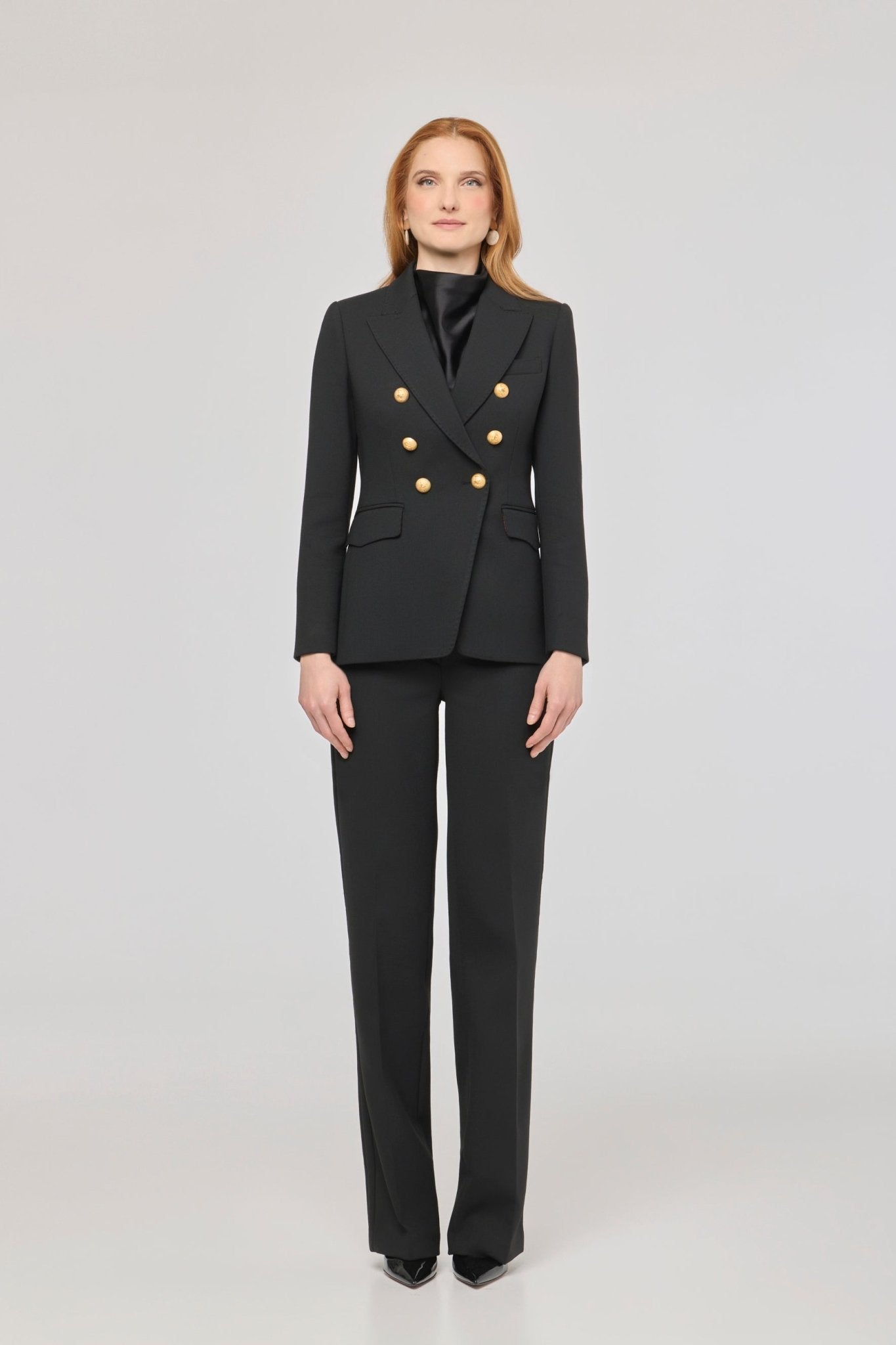 Garcia Vintage 02 Black Double-Breasted Blazer - Limited Edition - THE EXTREME COLLECTION