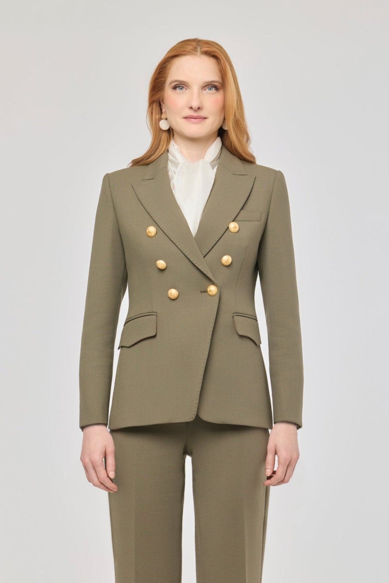 Garcia Vintage 02 Green Double-Breasted Blazer - Limited Edition - THE EXTREME COLLECTION