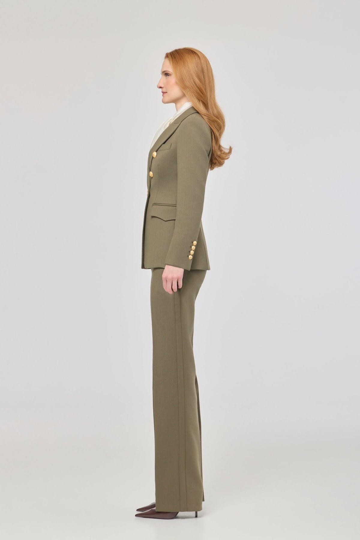 Garcia Vintage 02 Green Double-Breasted Blazer - Limited Edition - THE EXTREME COLLECTION