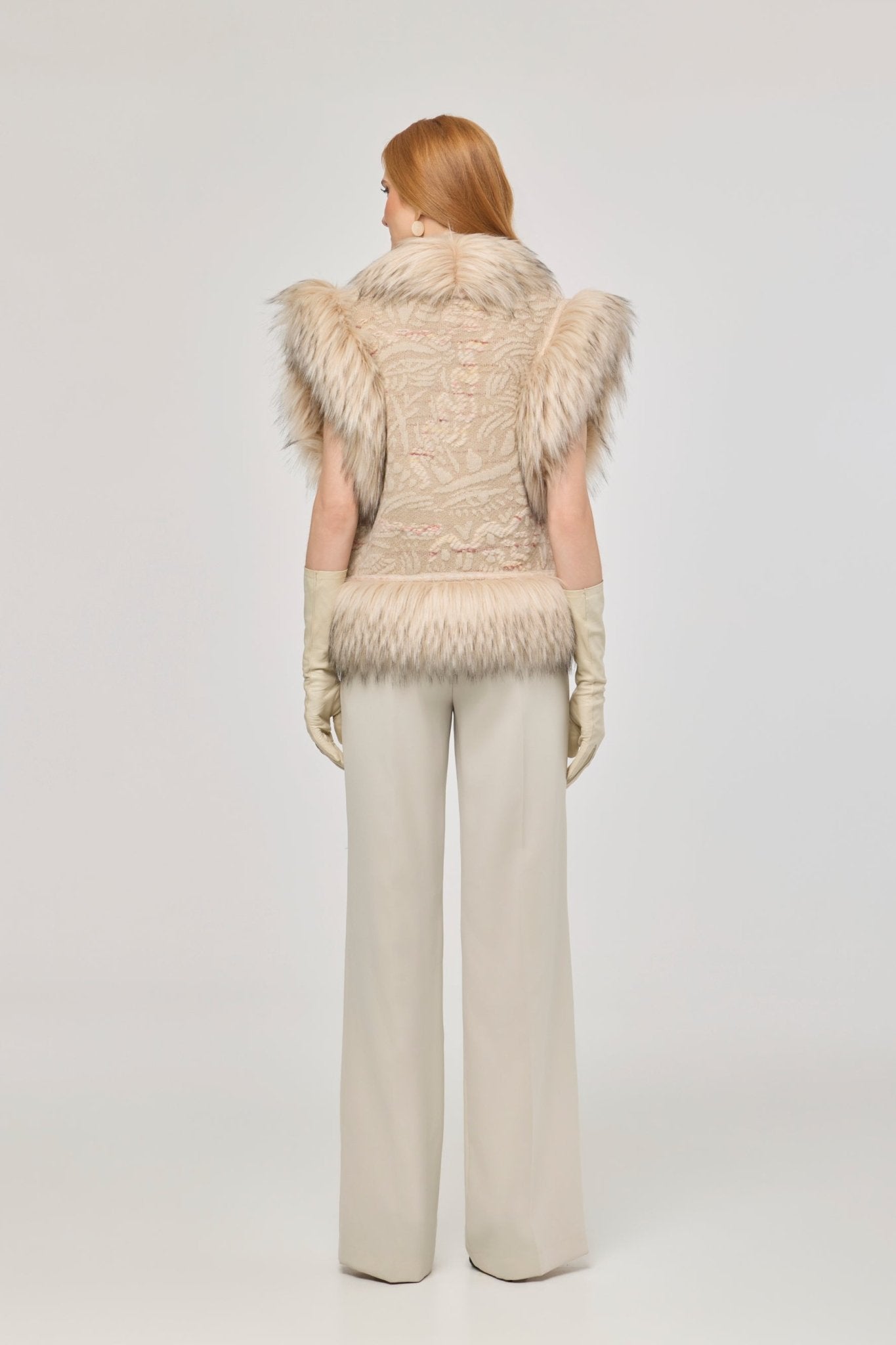 Hayden Knit Vest with Faux Fur - Limited Edition - THE EXTREME COLLECTION