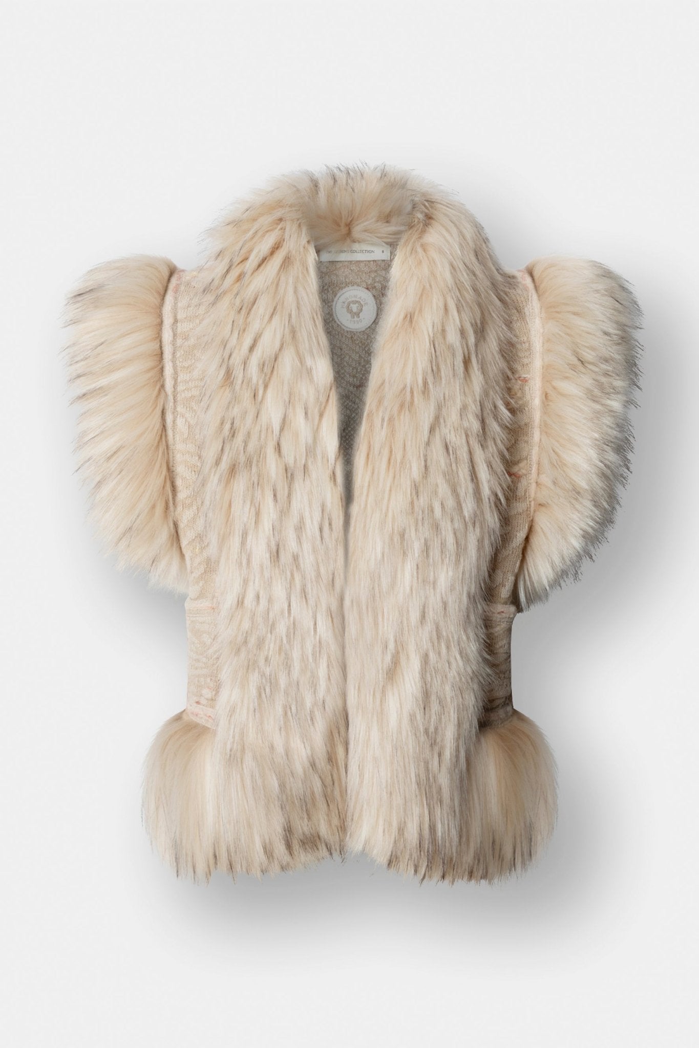 Hayden Knit Vest with Faux Fur - Limited Edition - THE EXTREME COLLECTION