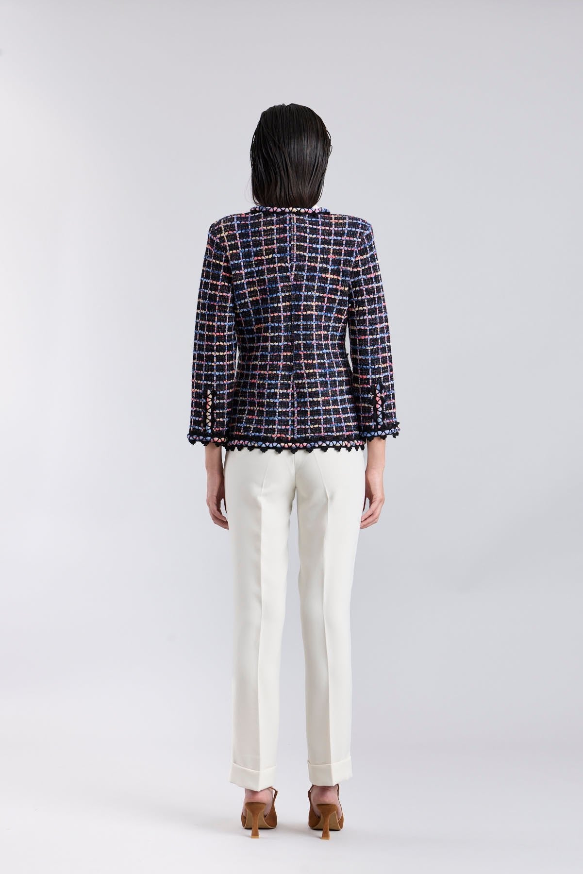 Hunter Tailored Multi - tone Knit Jacket - Limited Edition - THE EXTREME COLLECTION