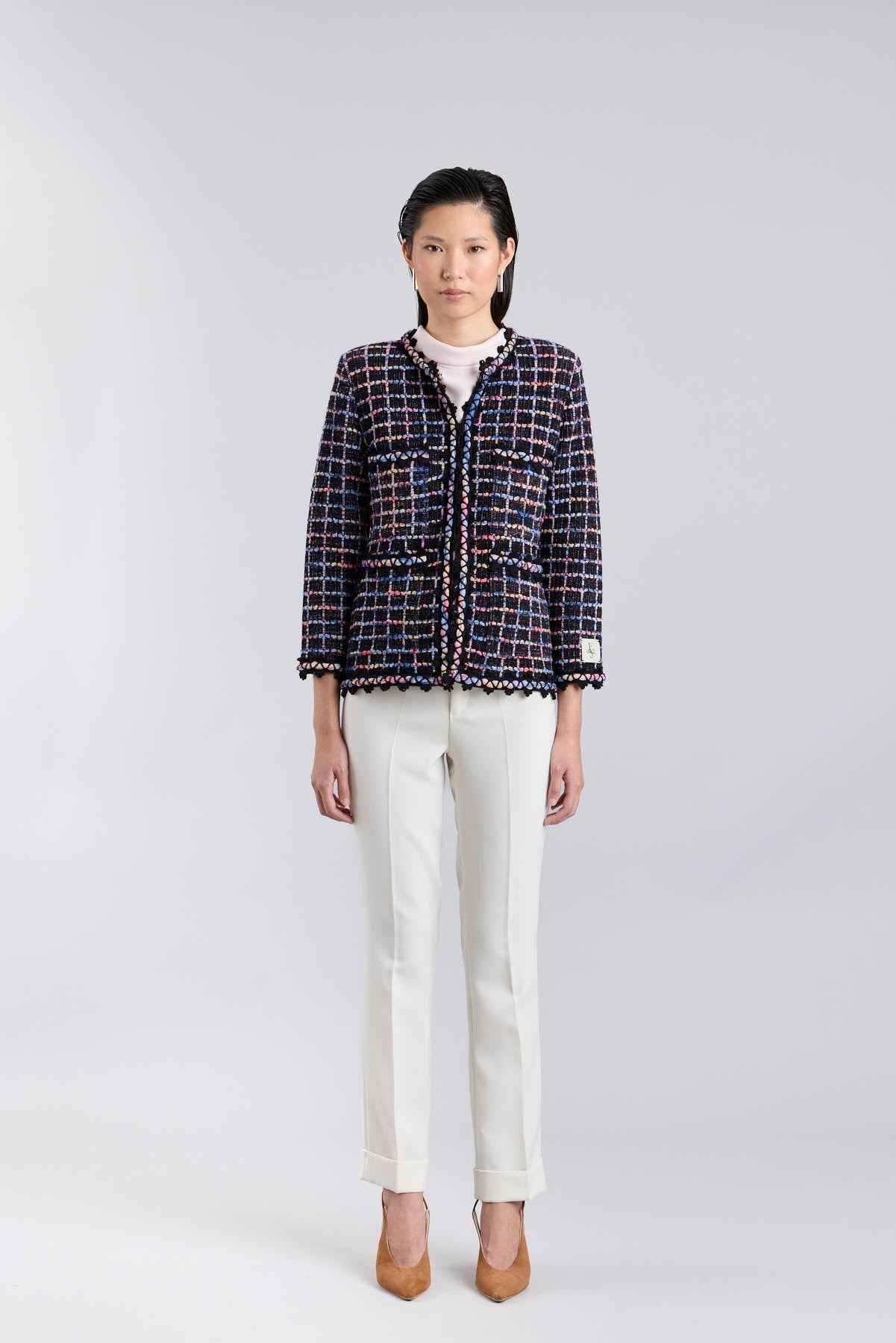Hunter Tailored Multi - tone Knit Jacket - Limited Edition - THE EXTREME COLLECTION