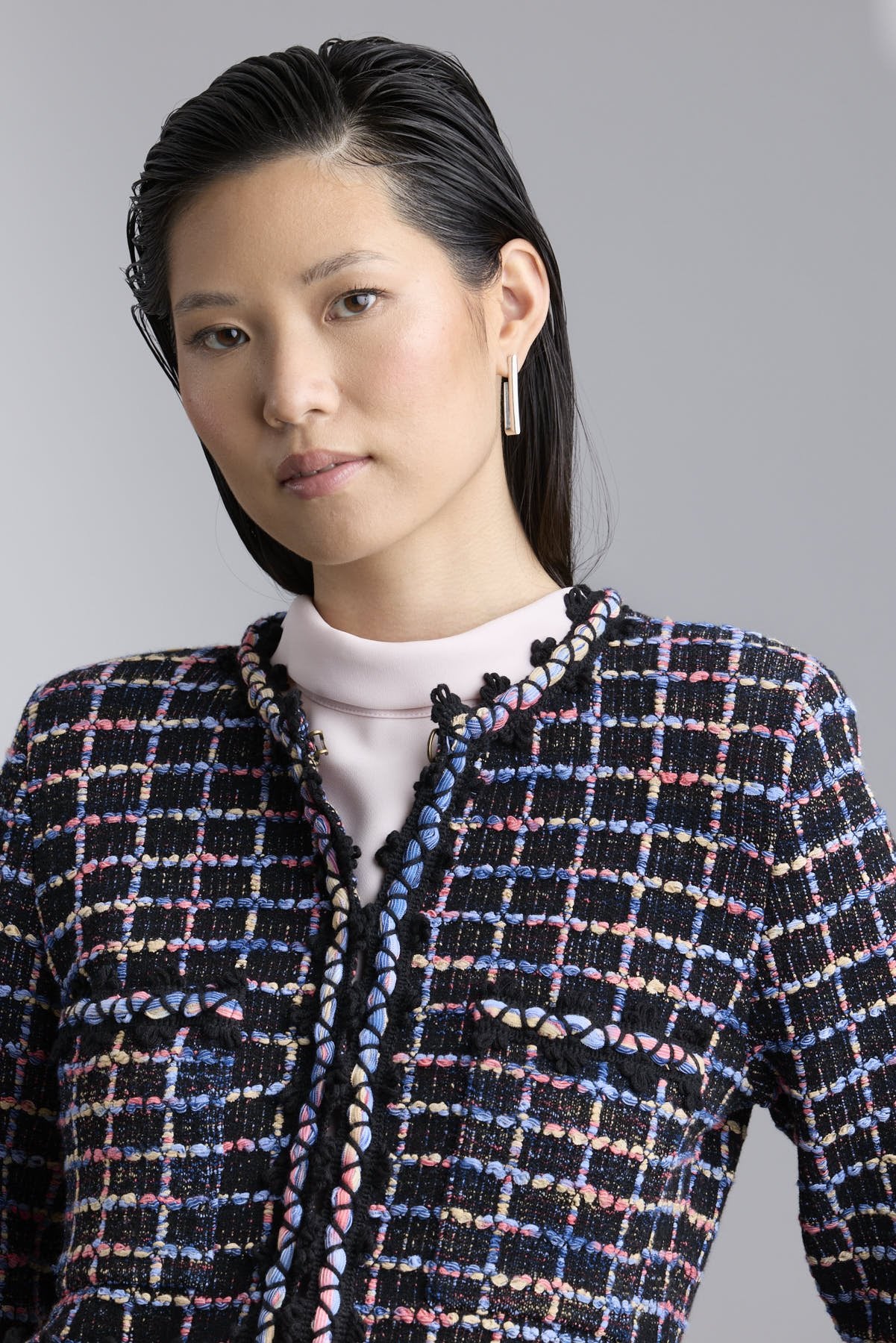 Hunter Tailored Multi - tone Knit Jacket - Limited Edition - THE EXTREME COLLECTION