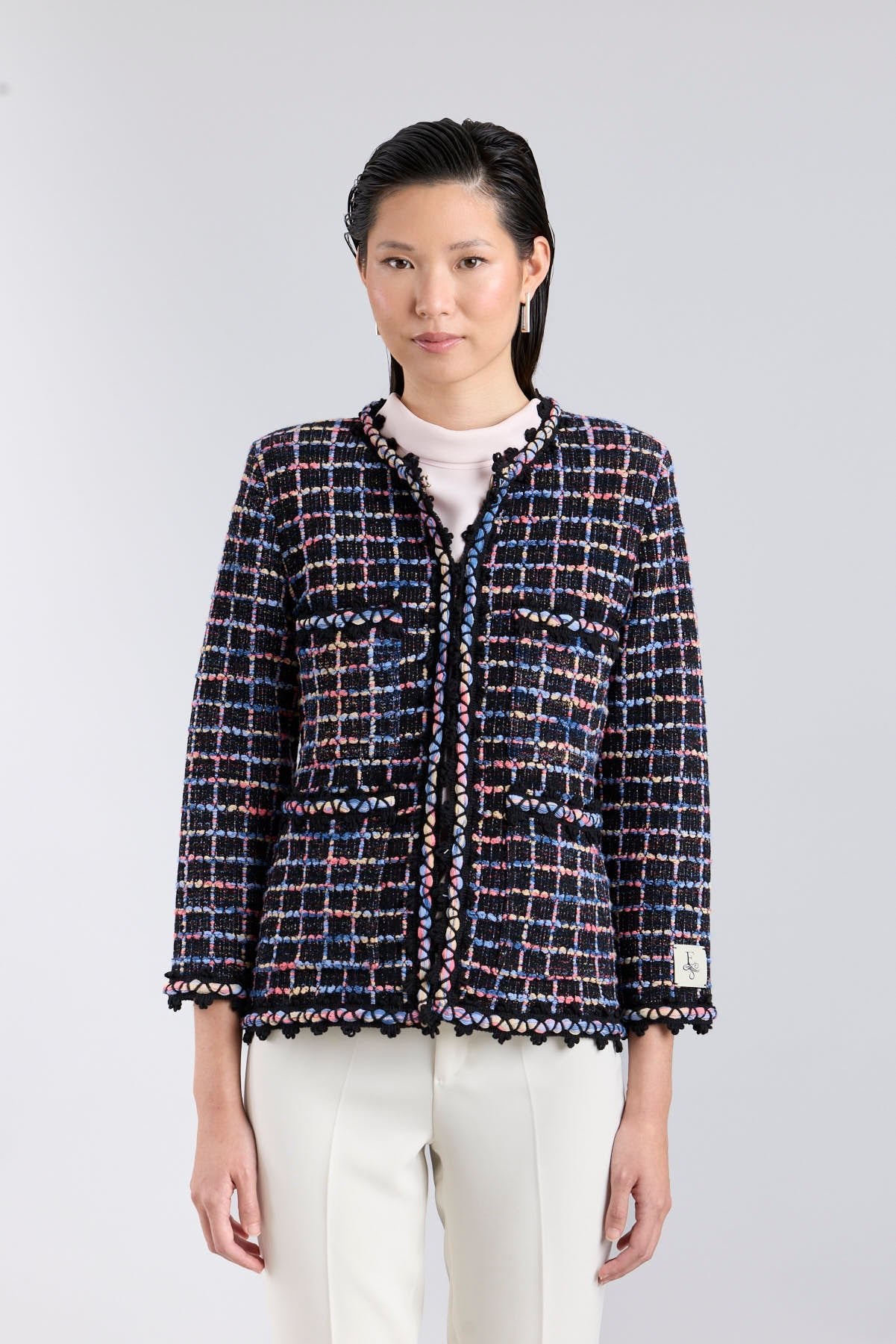 Hunter Tailored Multi - tone Knit Jacket - Limited Edition - THE EXTREME COLLECTION