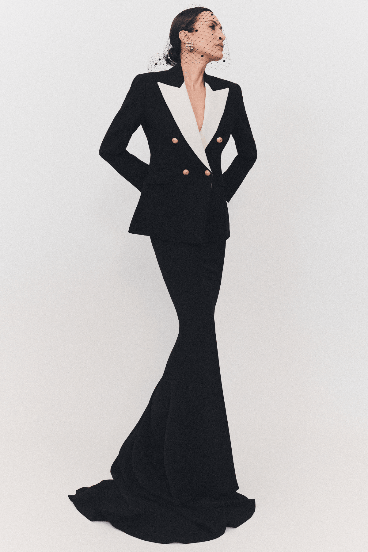 Iconic Code 01 Designer Monochrome Blazer - Limited Edition - THE EXTREME COLLECTION