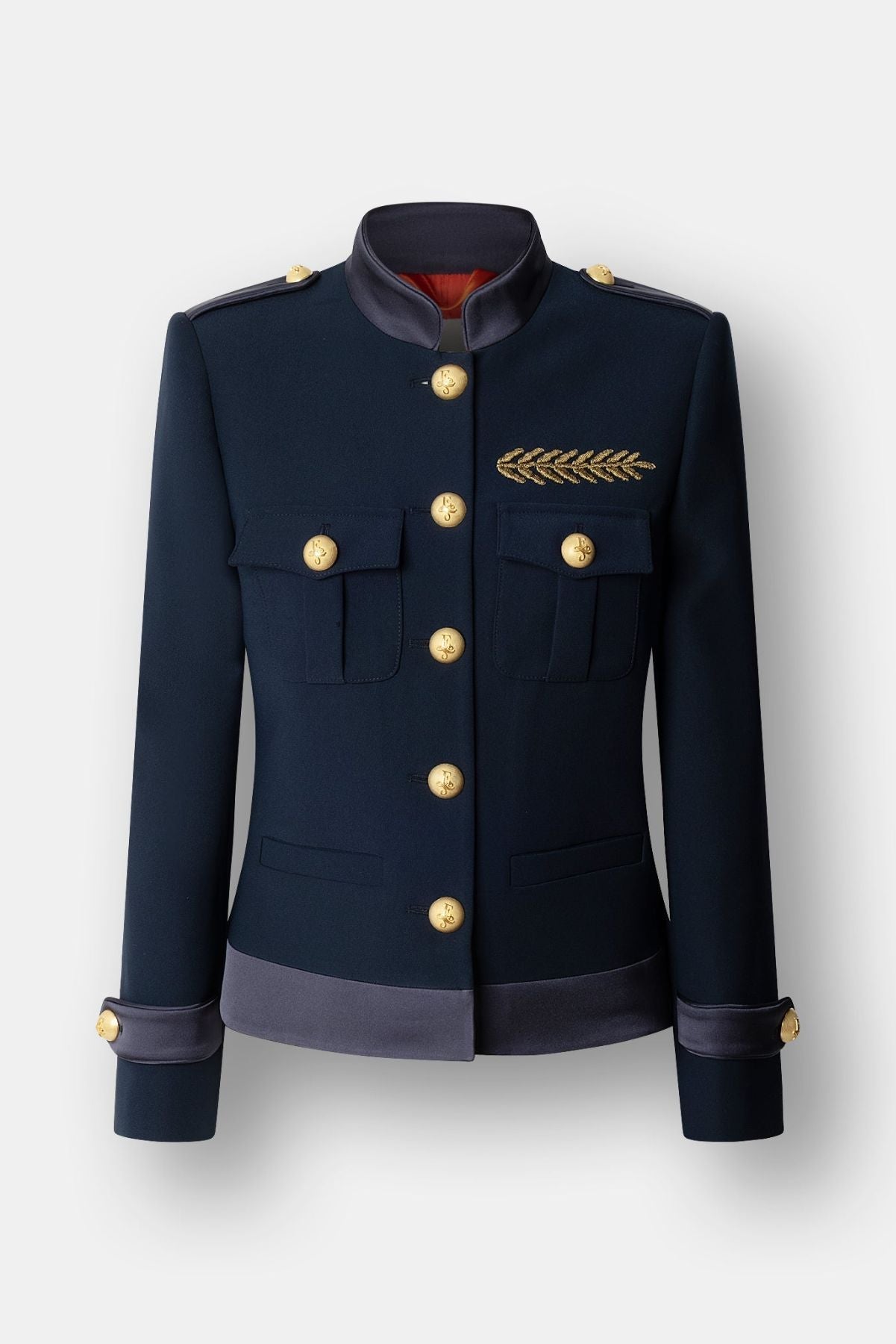 Ilva Star Navy Military Jacket with Gold Embroidery - Limited Edition - THE EXTREME COLLECTION