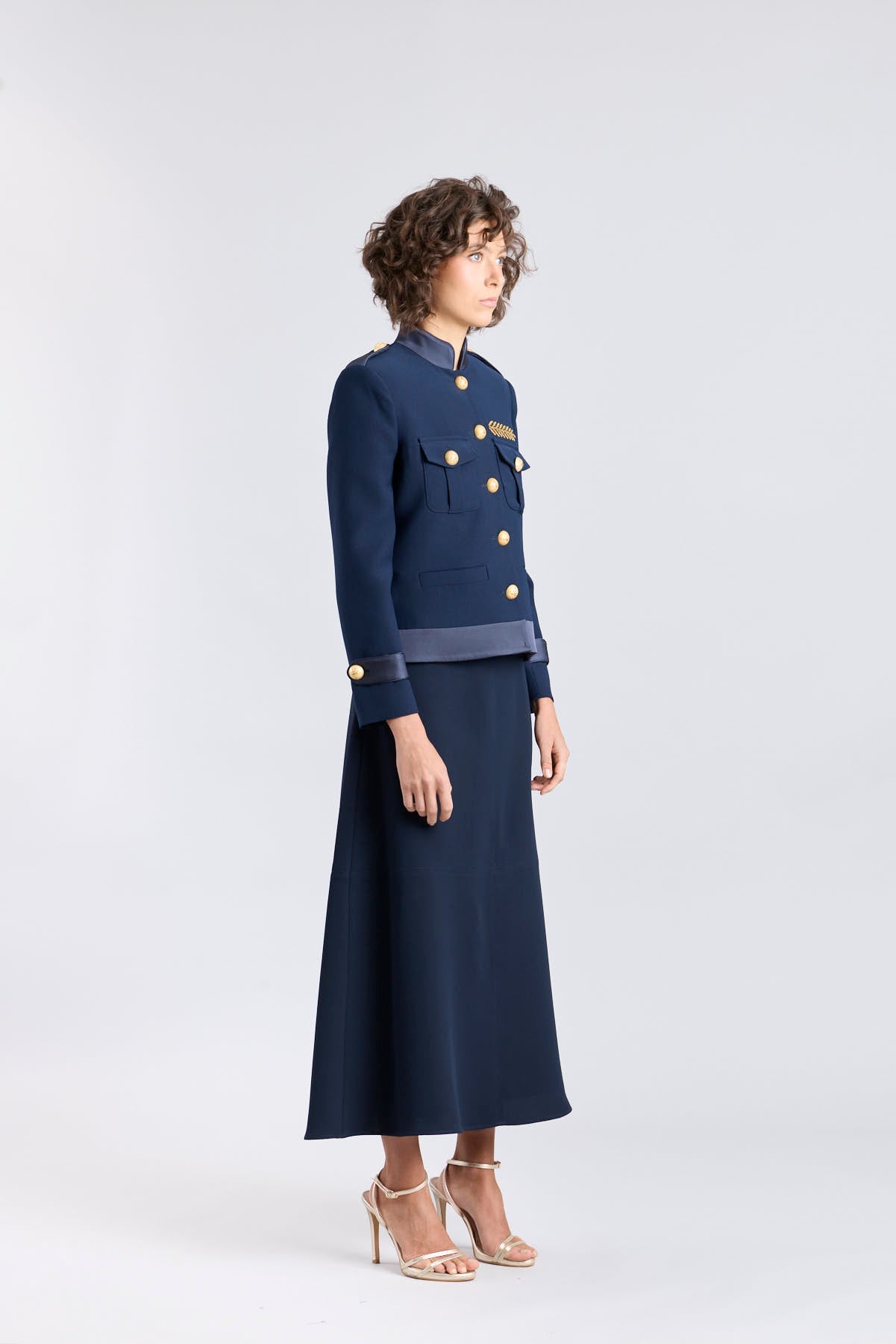 Ilva Star Navy Military Jacket with Gold Embroidery - Limited Edition - THE EXTREME COLLECTION