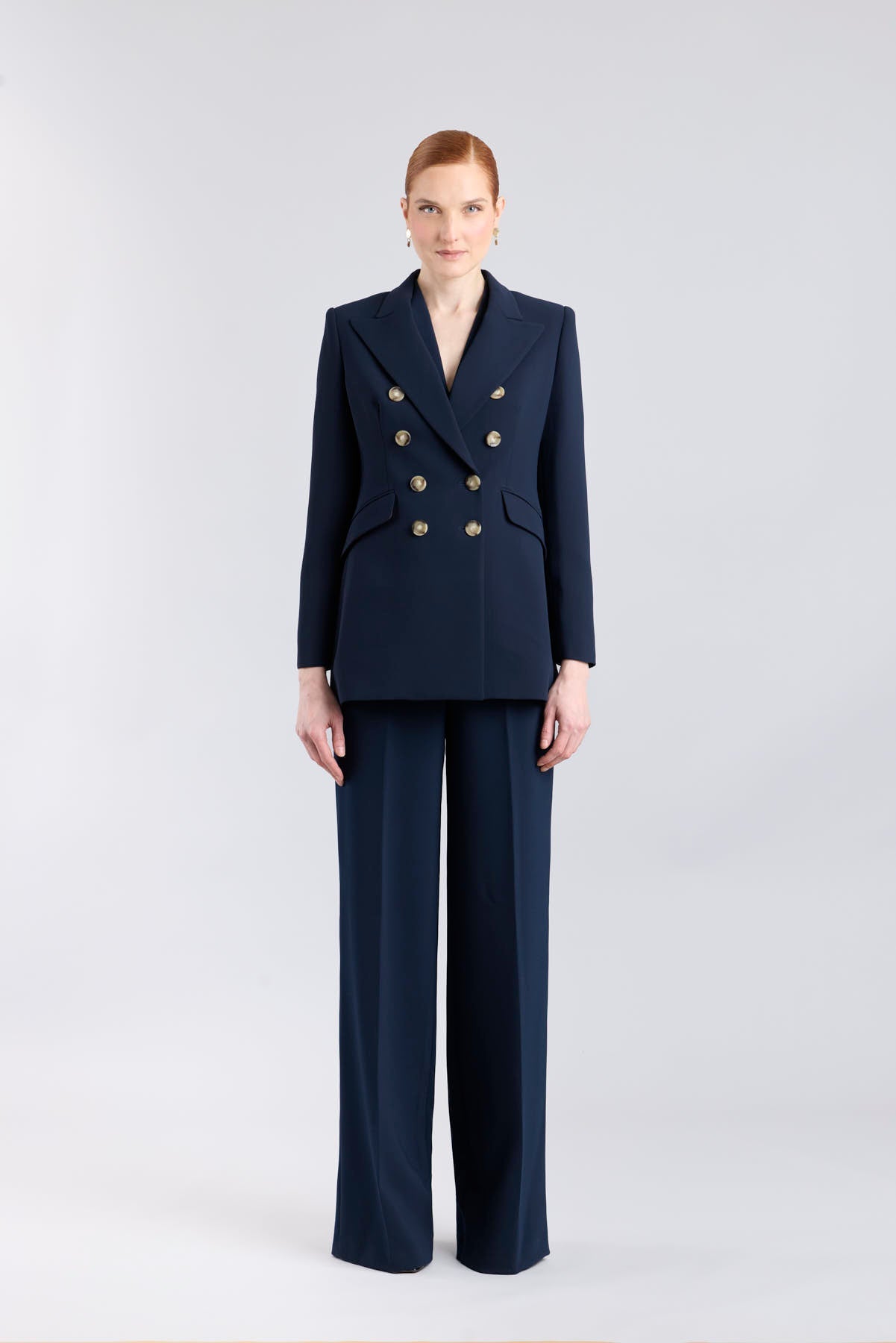 Lafayette Navy Double - Breasted Tailored Blazer - Limited Edition - THE EXTREME COLLECTION