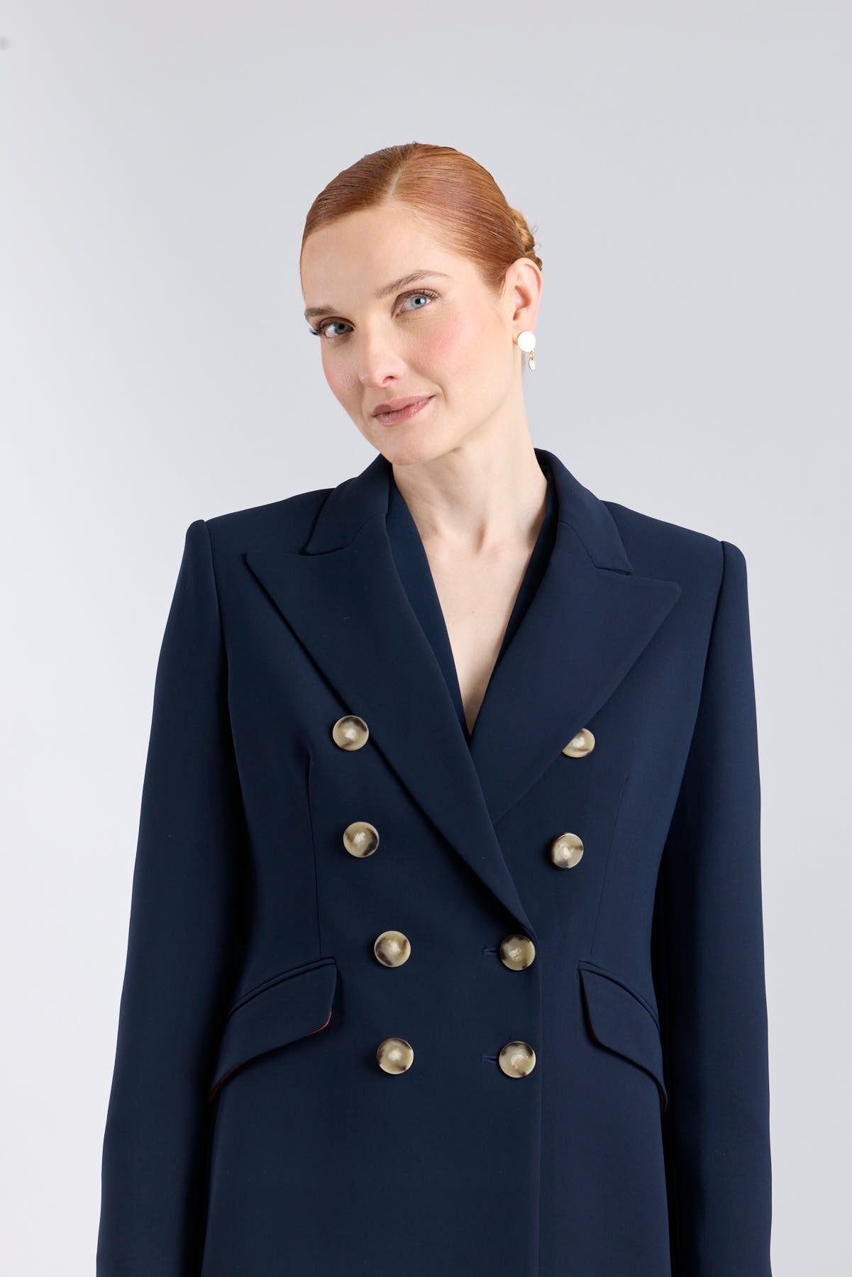 Lafayette Navy Double - Breasted Tailored Blazer - Limited Edition - THE EXTREME COLLECTION