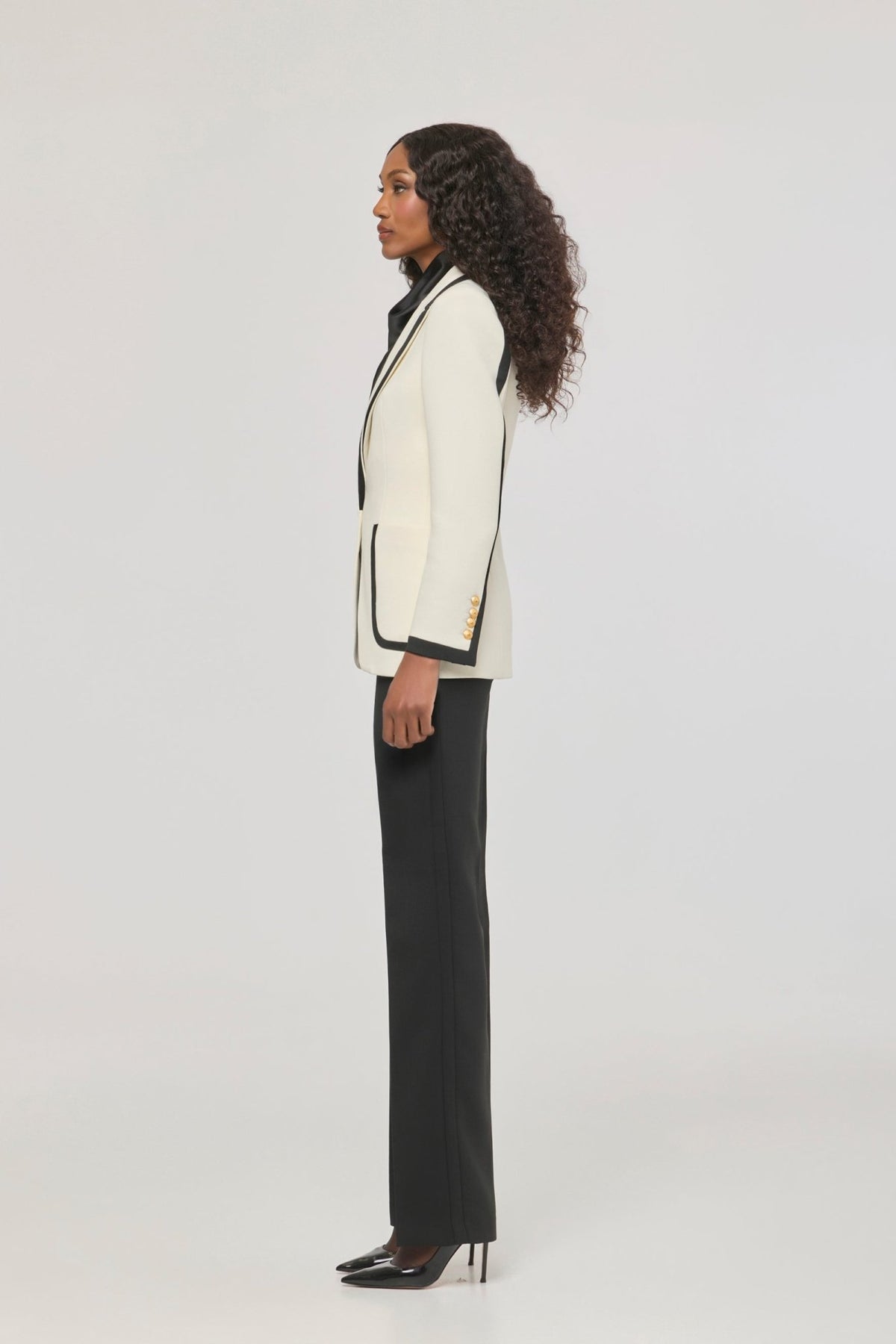 Laurent Two-Tone Blazer with Piping - Limited Edition - THE EXTREME COLLECTION