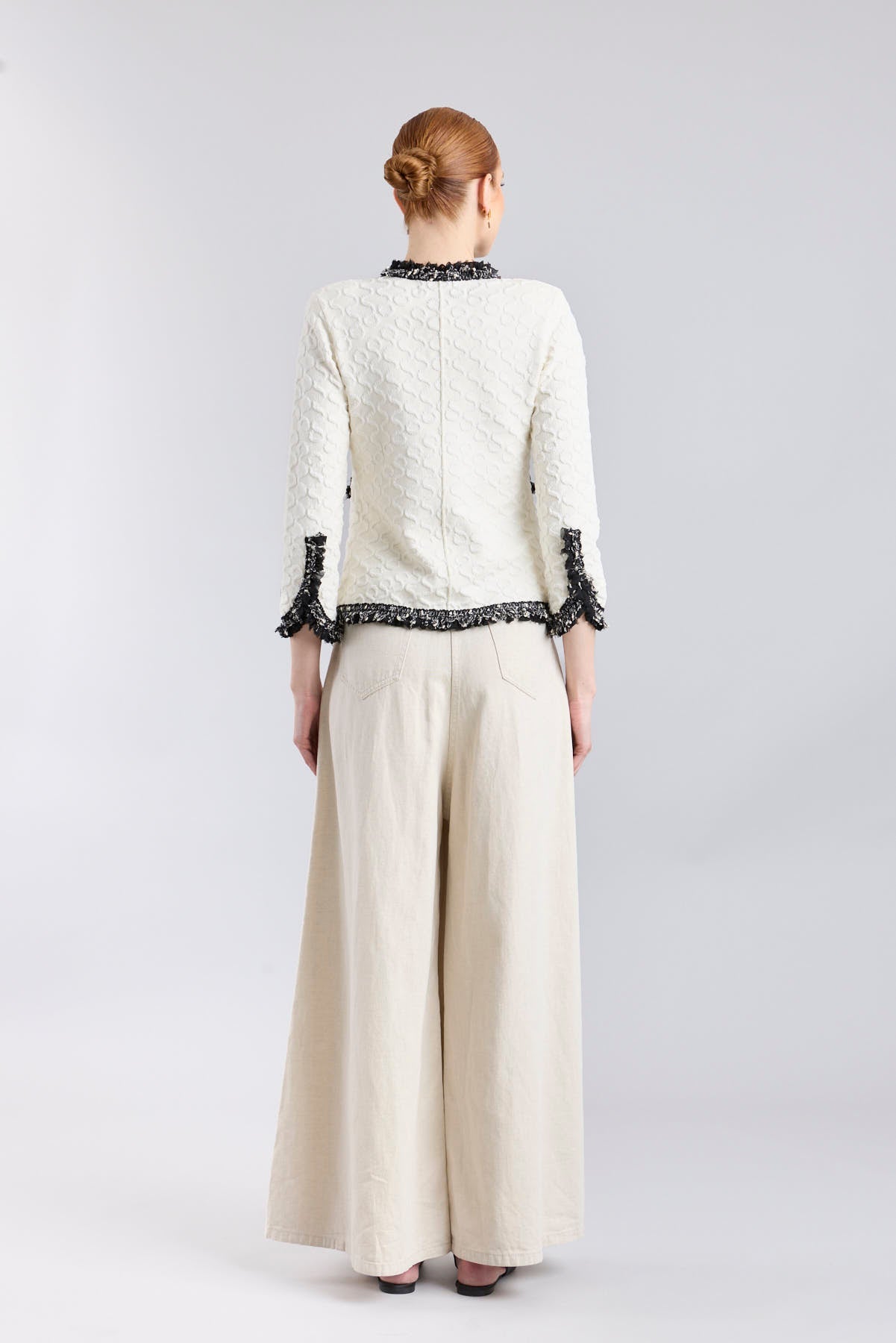 Ludovica White Jewel - Trim Structured Jacket - Limited Edition - THE EXTREME COLLECTION