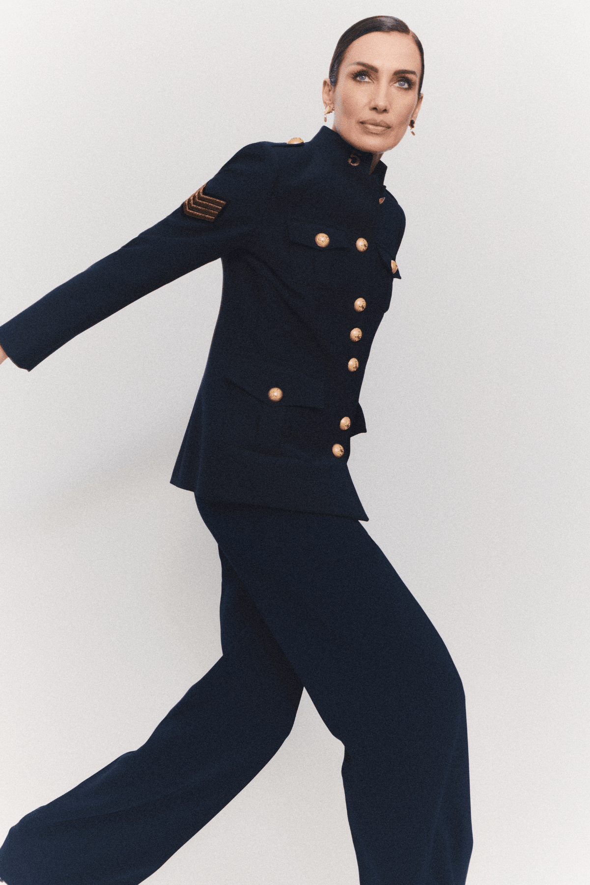 Manhattan Blue Military Tailored Jacket - Limited Edition - THE EXTREME COLLECTION